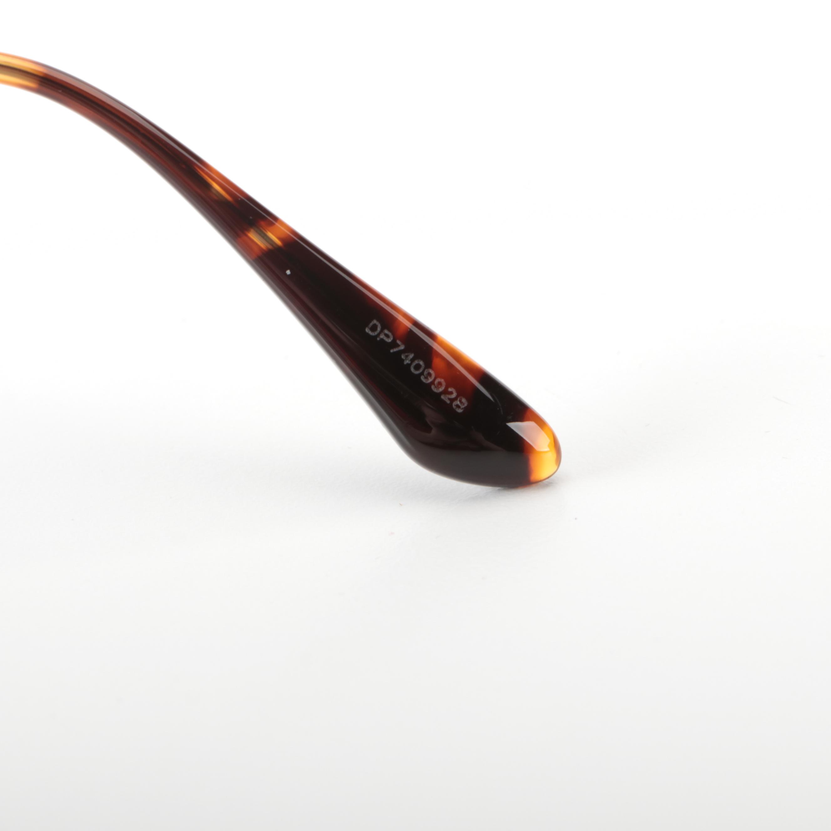 Prada SPR64X Geometric Polarized Sunglasses with Case