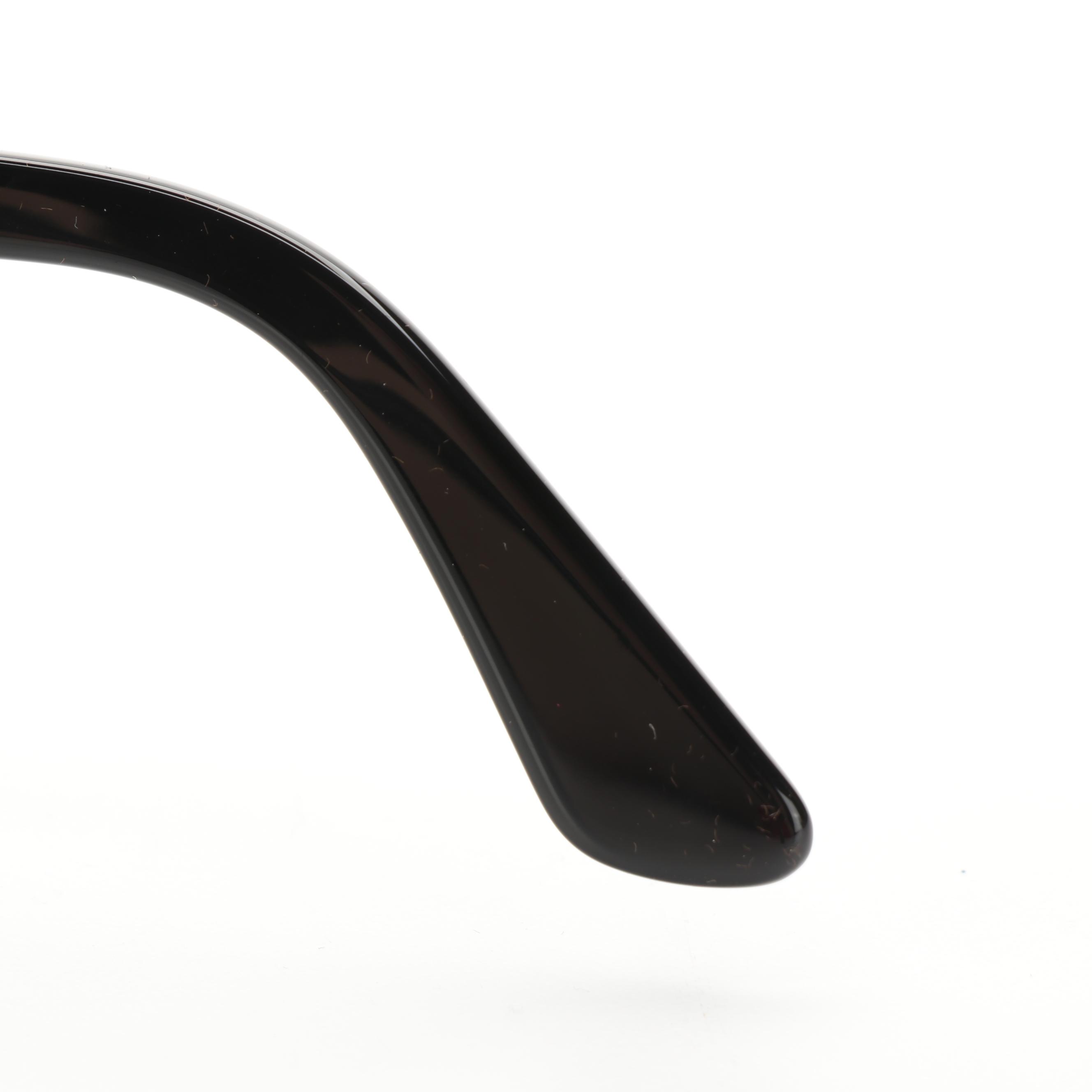 Ray-Ban RB2168 Meteor Polarized Glossy Black Sunglasses with Case and Box