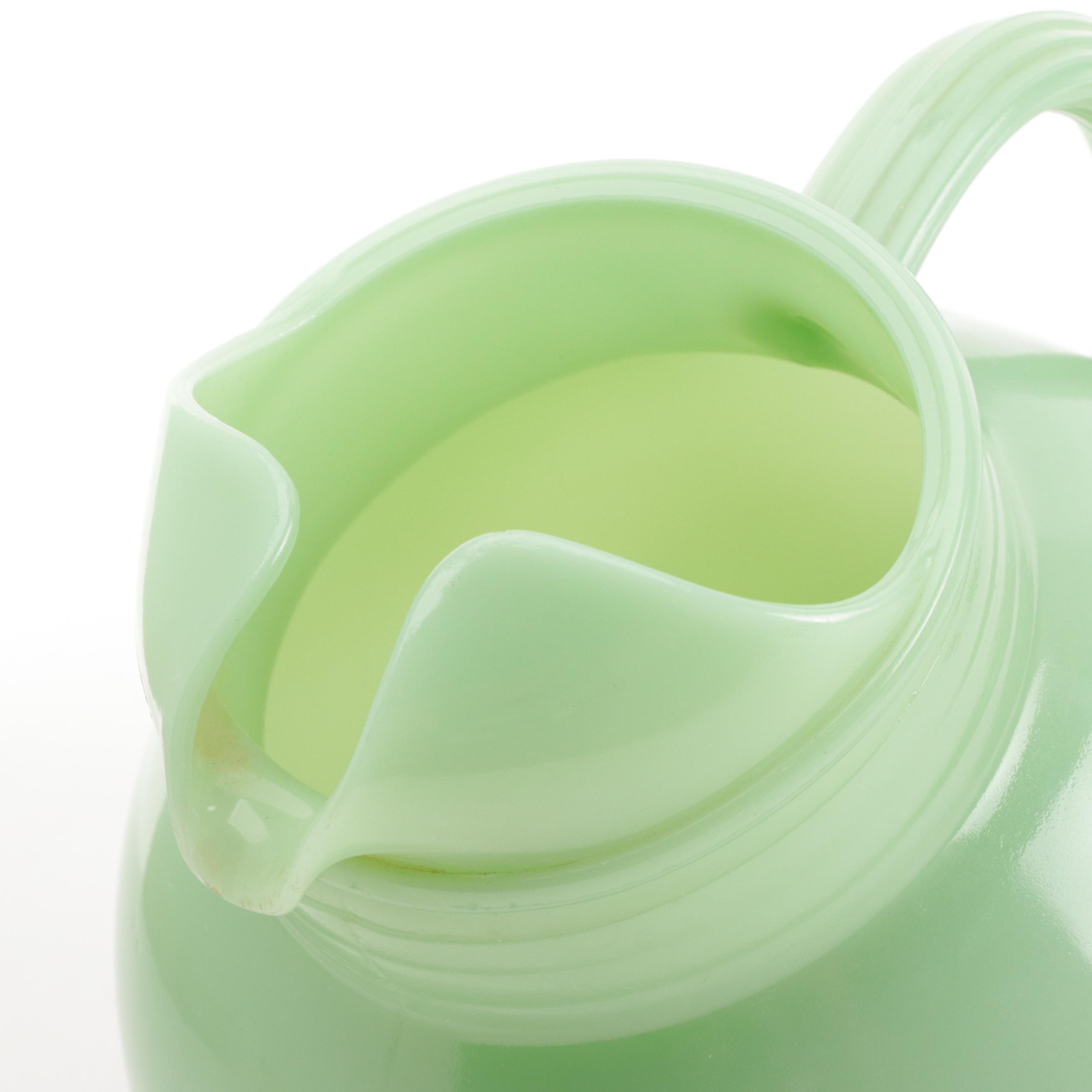 Fire King Jadeite Ball Pitcher, Mid-20th Century