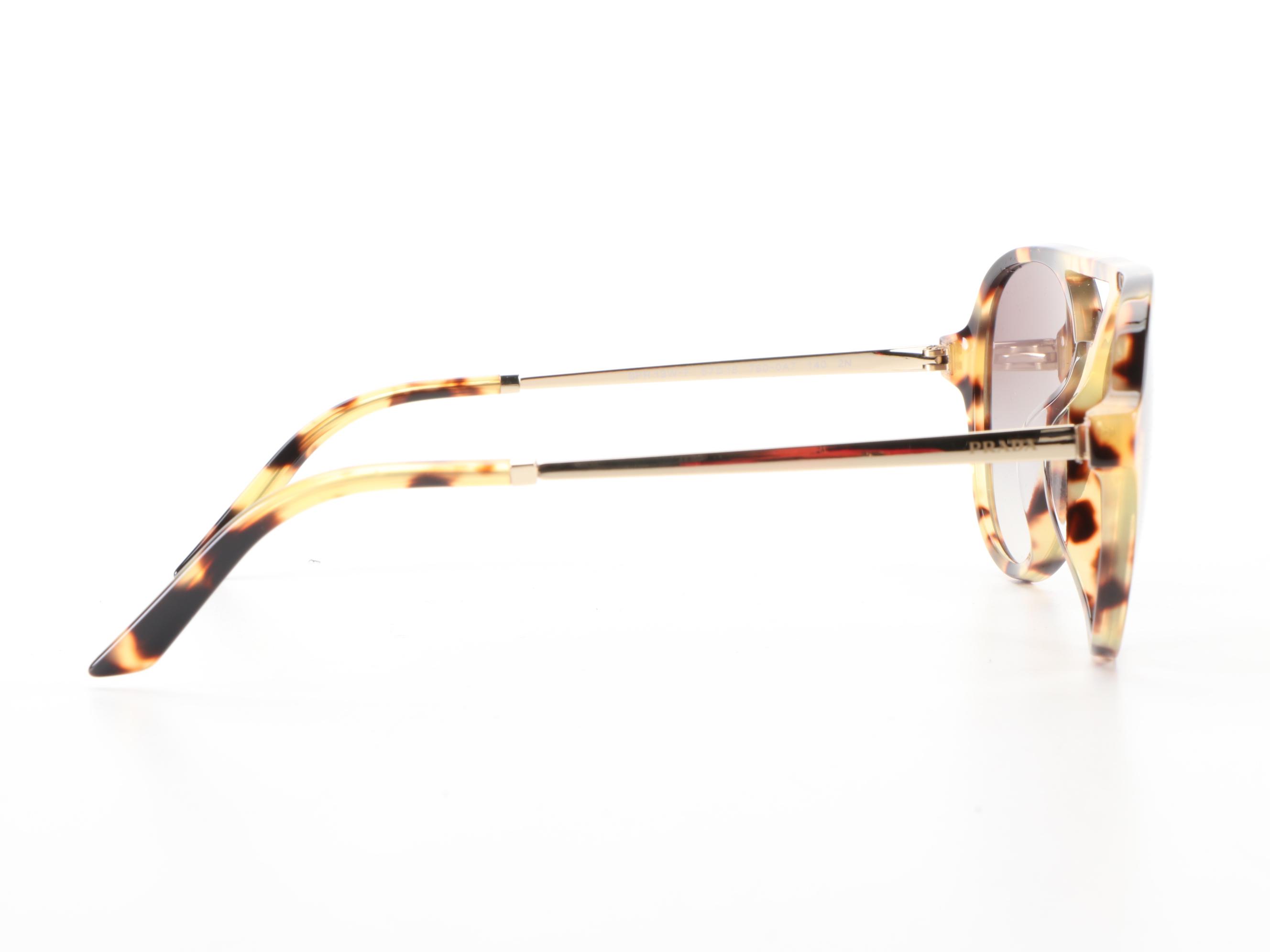 Prada SPR13W-F Sunglasses with Case and Box