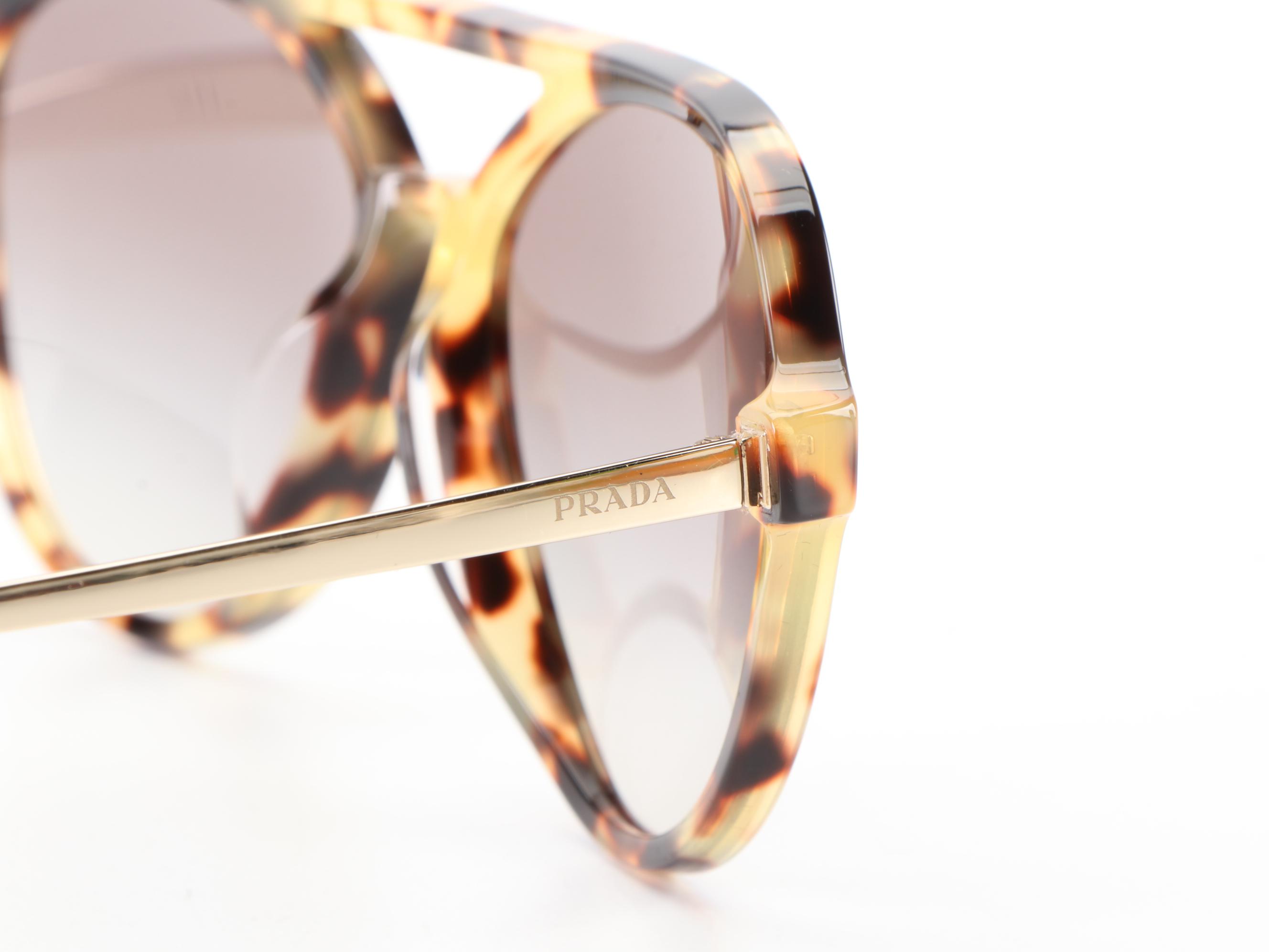 Prada SPR13W-F Sunglasses with Case and Box