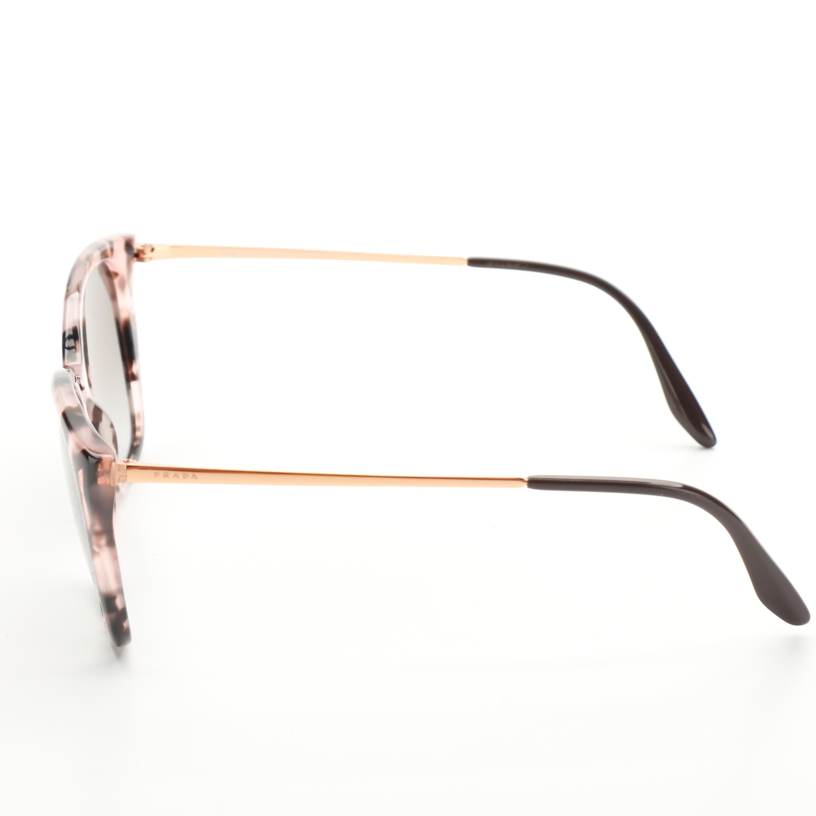 Prada SPR12X Orchid Havana Sunglasses with Case and Box