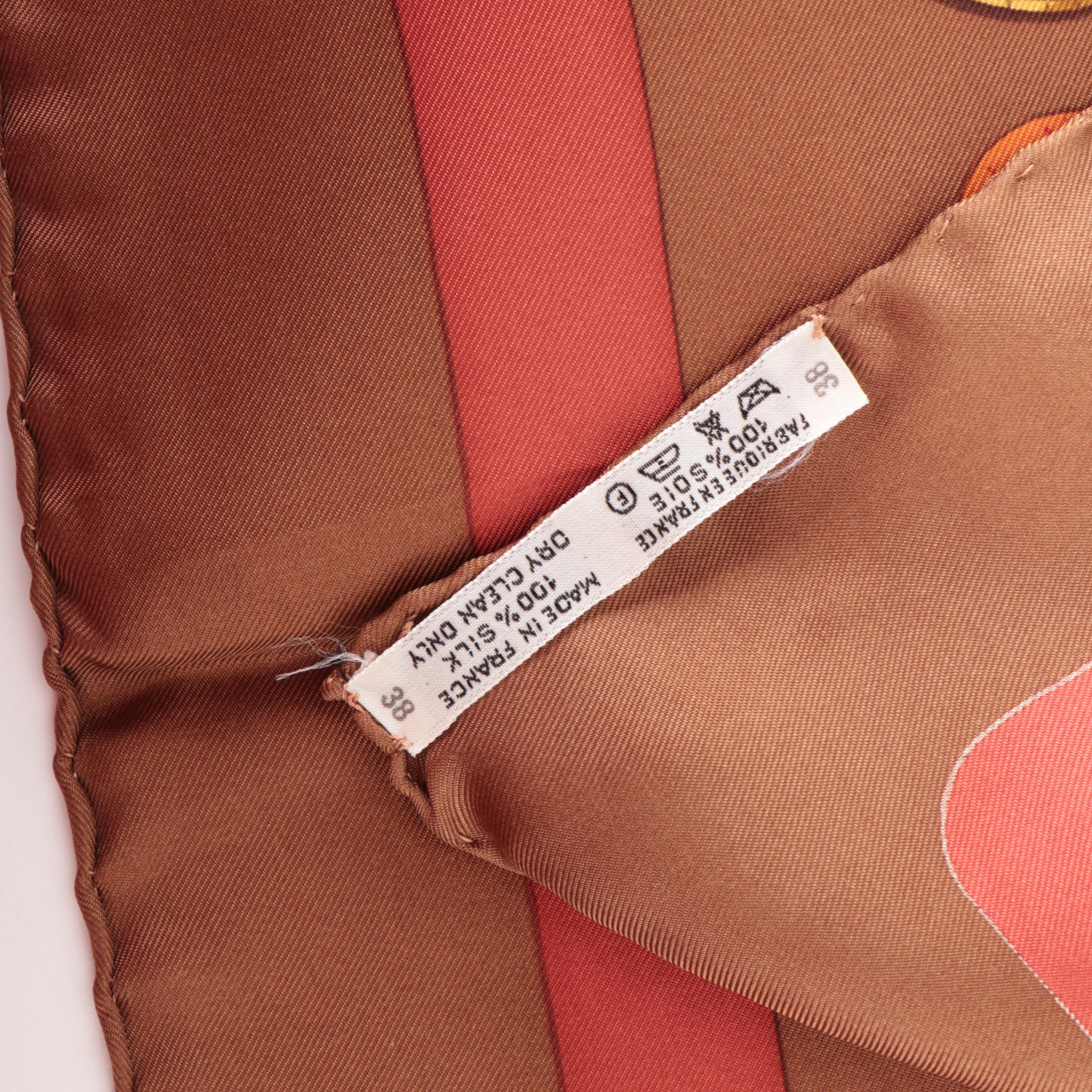 Hermès "Cheval Turc'" Silk Twill Scarf