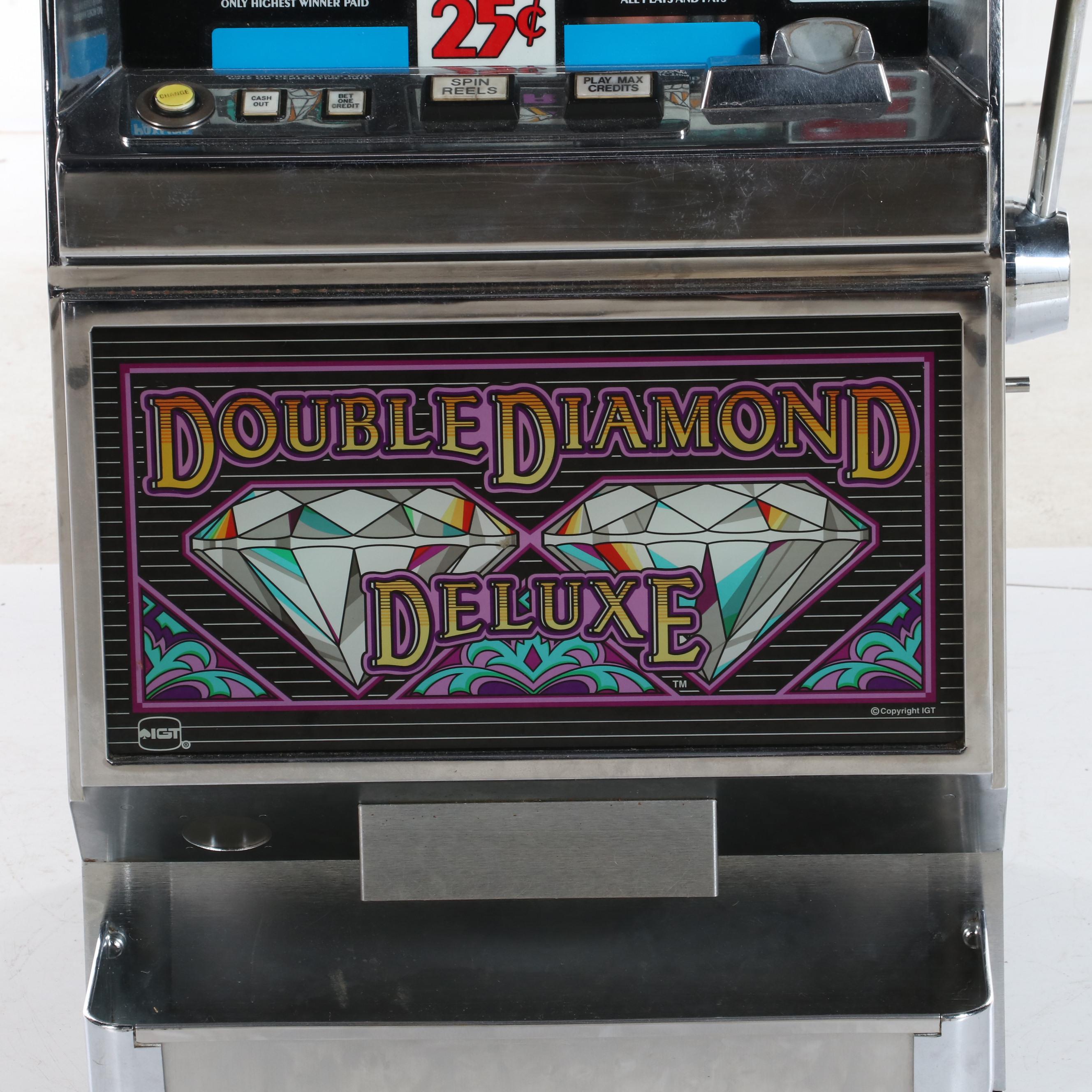IGT Double Diamond Deluxe 25c Slot Machine, 1990s
