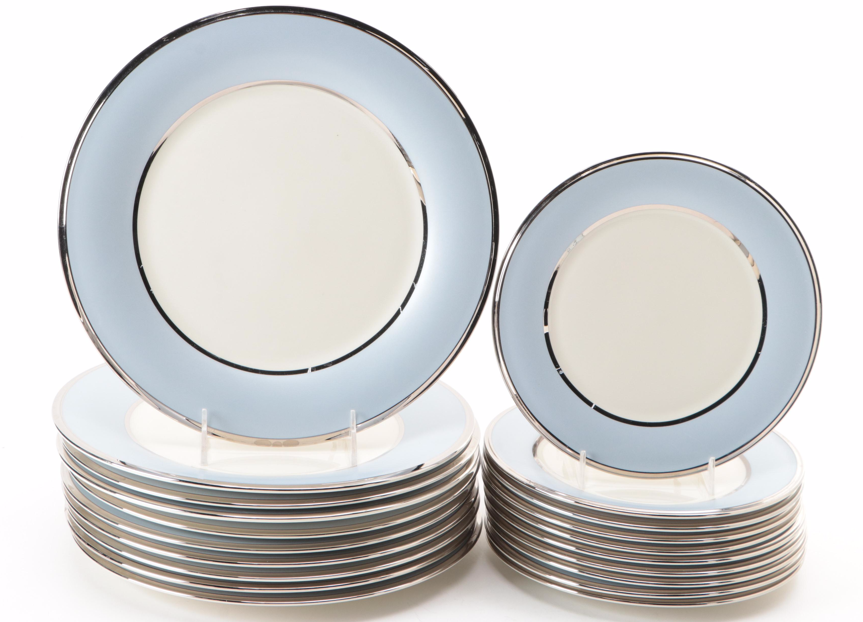 Lenox Dimension Collection "Blue Frost" Bone China Dinnerware