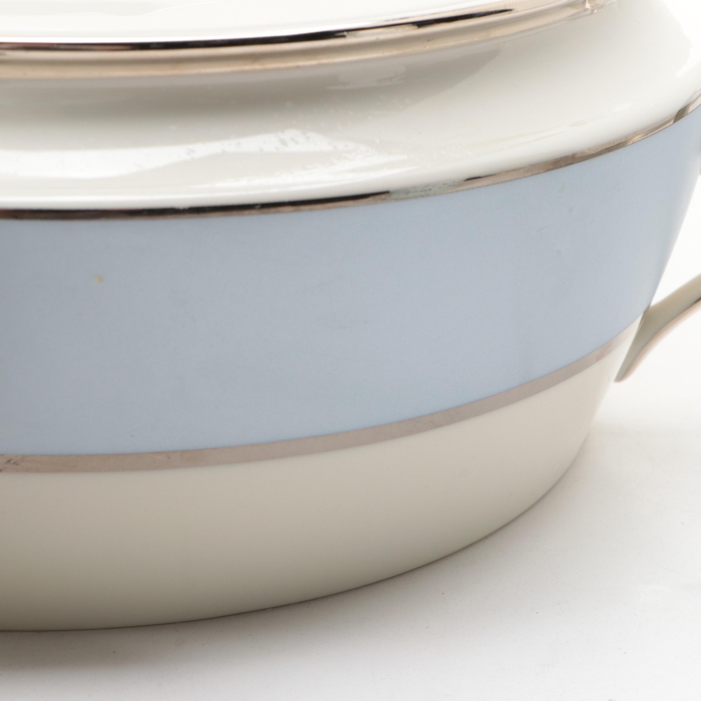 Lenox Dimension Collection "Blue Frost" Bone China Dinnerware