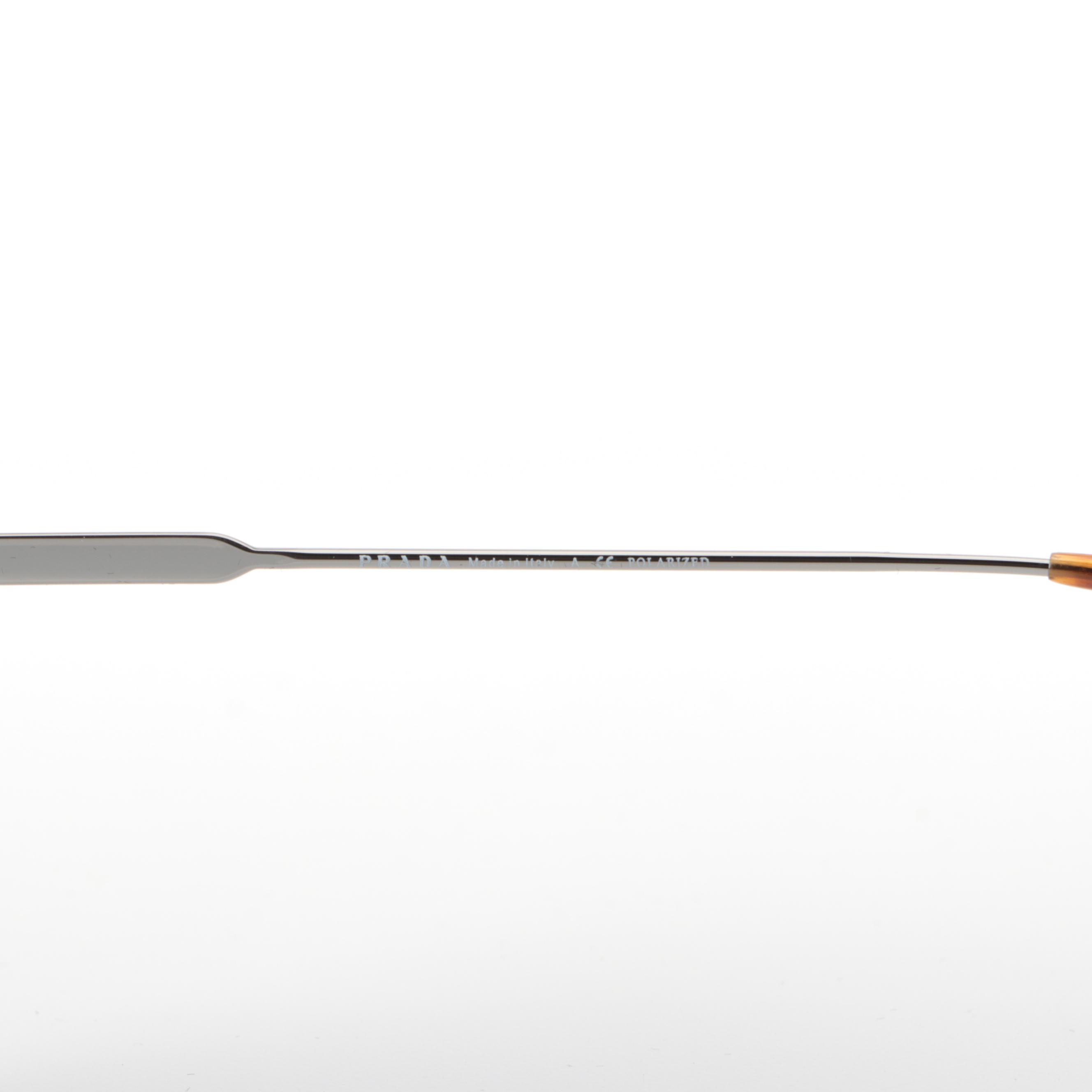 Prada SPR64X Polarized Sunglasses with Case and Box