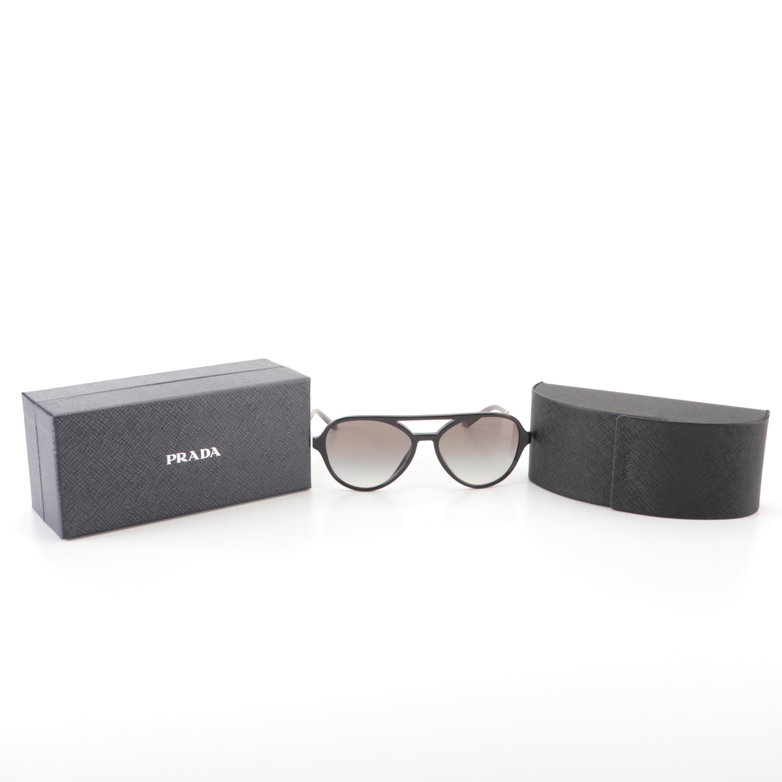 Prada SPR13W Sunglasses with Case and Box