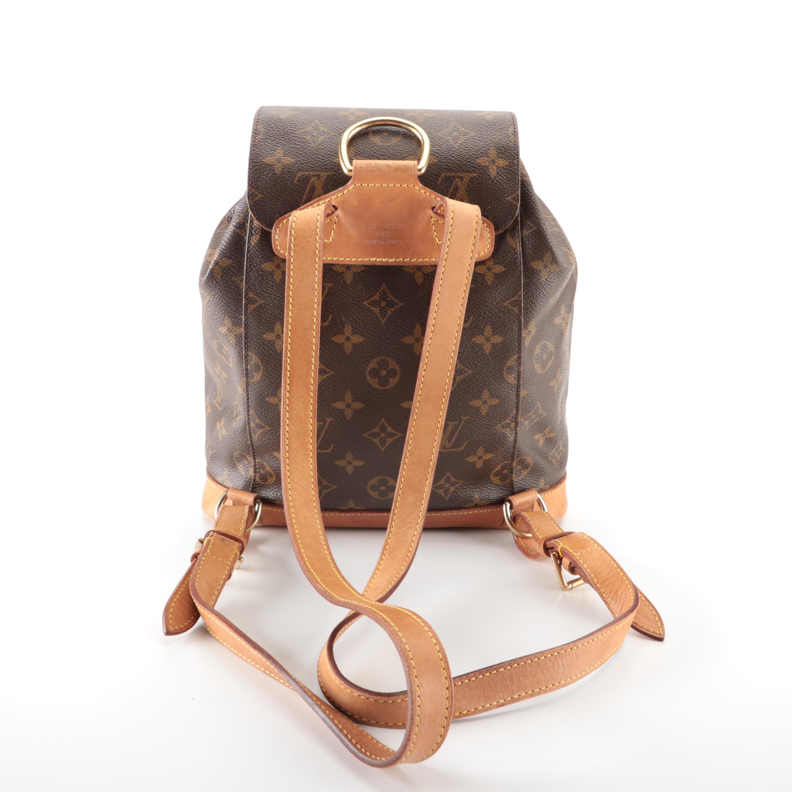 Louis Vuitton Montsouris MM Backpack in Monogram Canvas