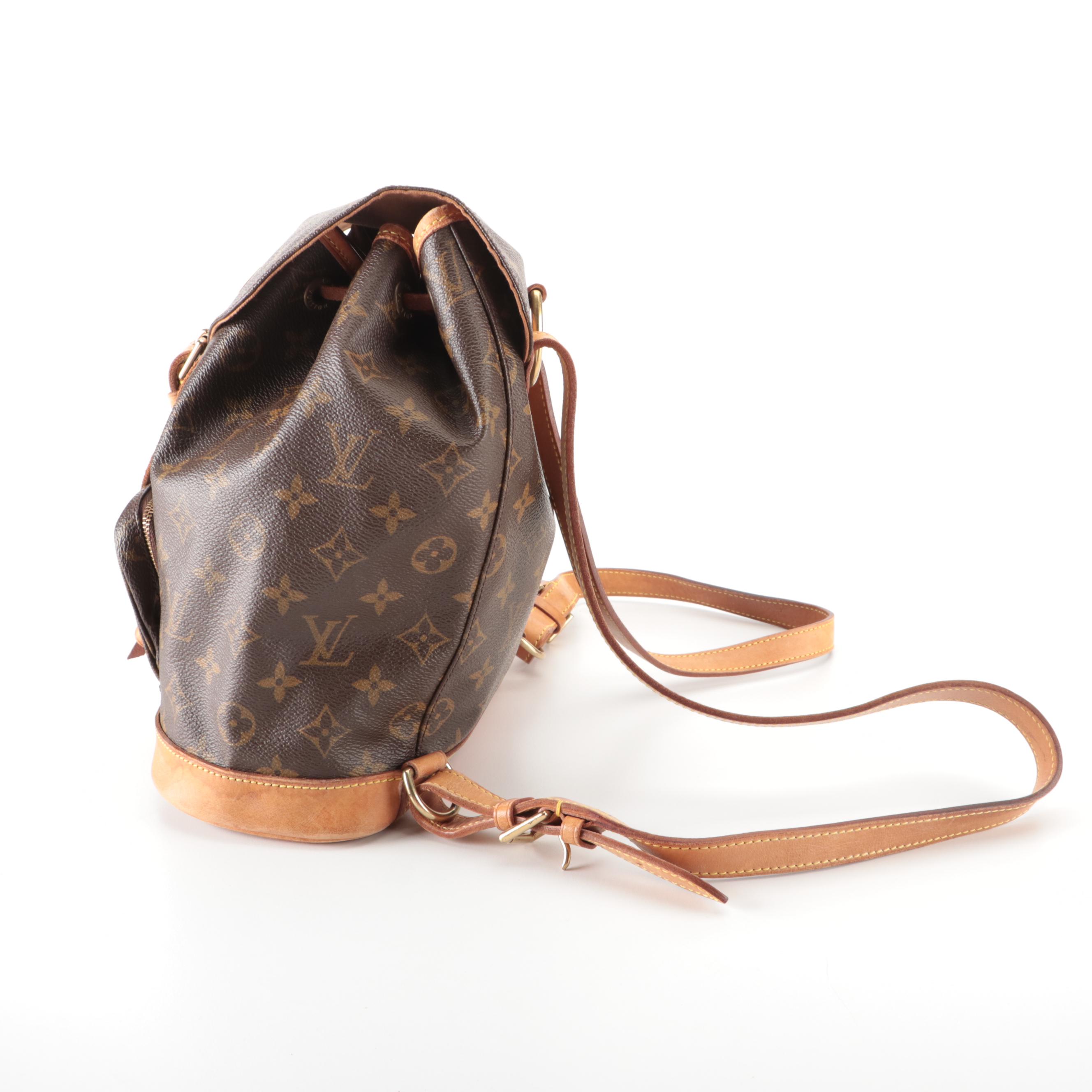 Louis Vuitton Montsouris MM Backpack in Monogram Canvas
