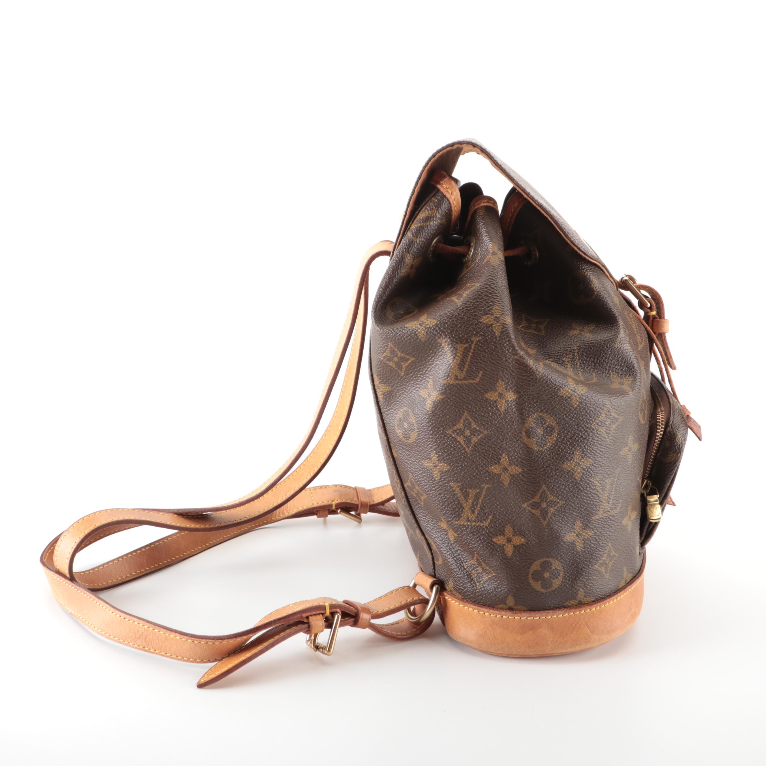 Louis Vuitton Montsouris MM Backpack in Monogram Canvas
