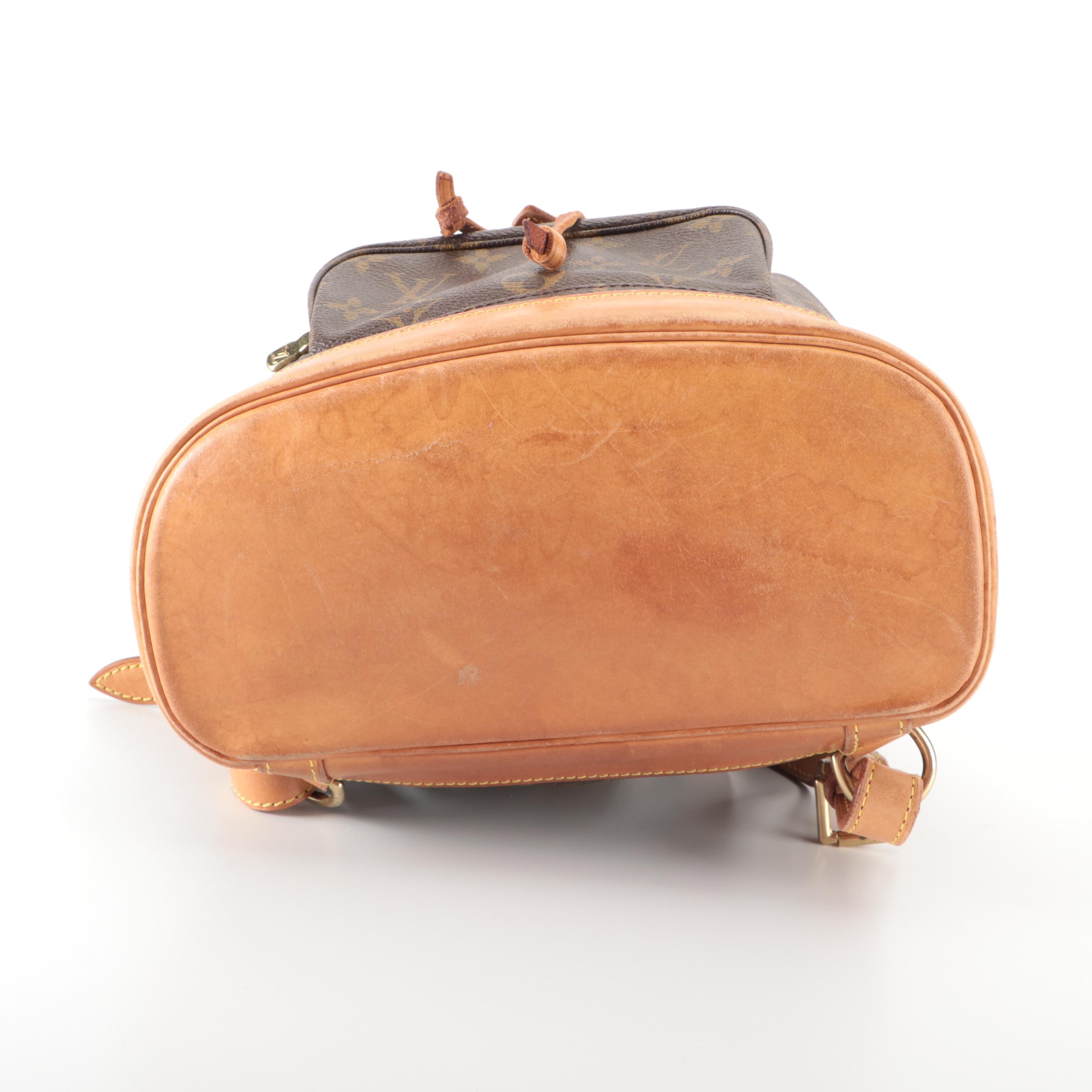 Louis Vuitton Montsouris MM Backpack in Monogram Canvas