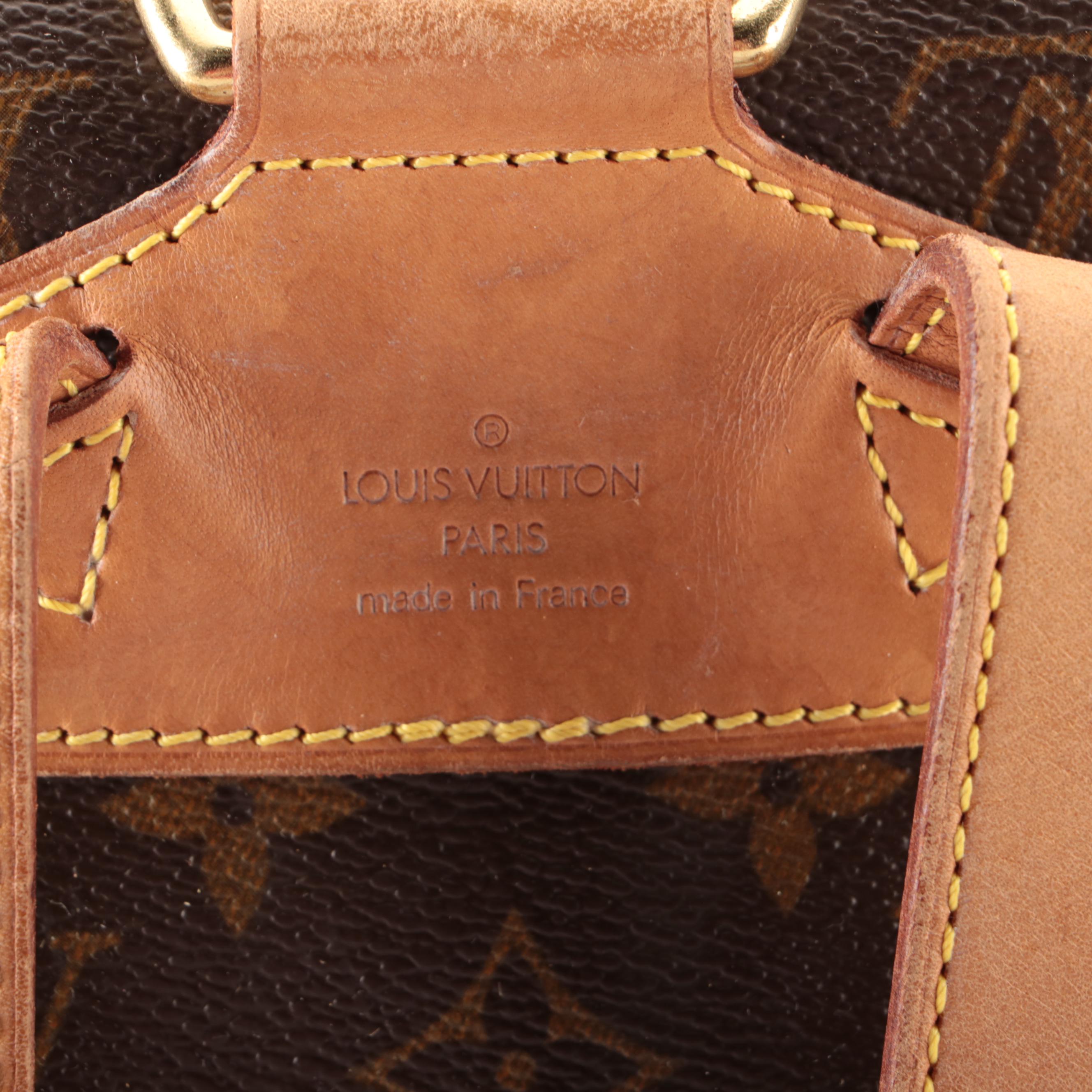 Louis Vuitton Montsouris MM Backpack in Monogram Canvas