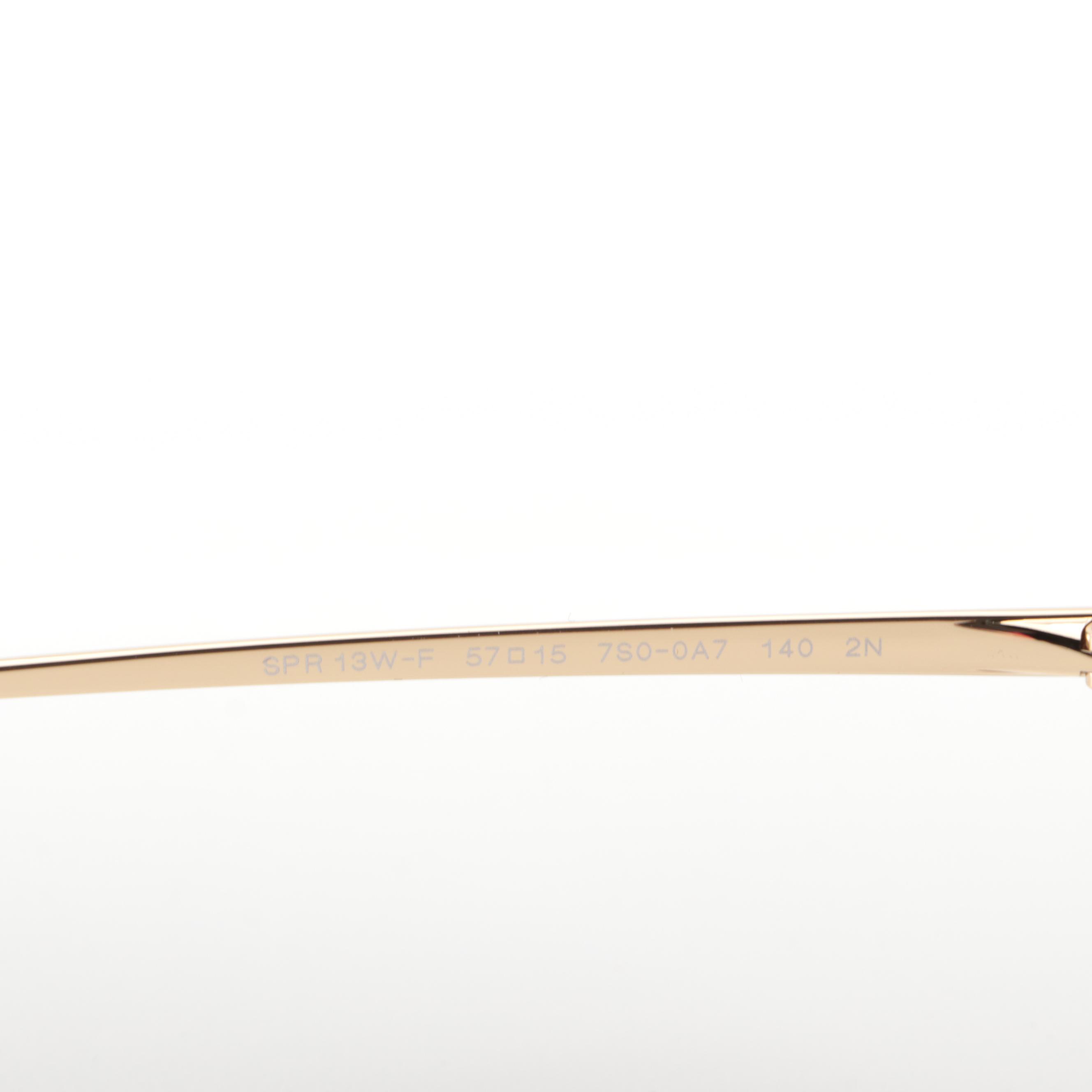 Prada SPR13W-F Sunglasses in Havana with Case and Box