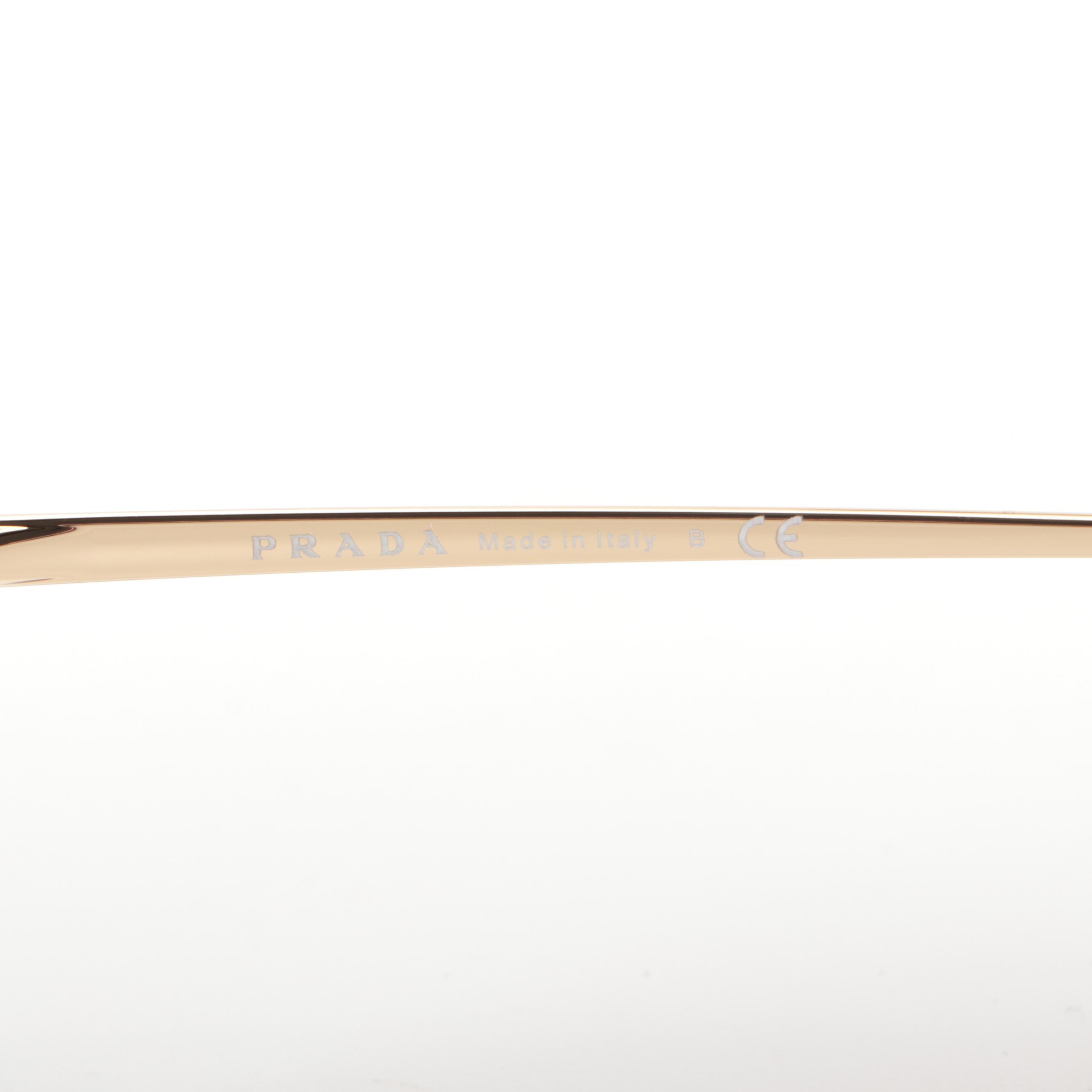 Prada SPR13W-F Sunglasses in Havana with Case and Box