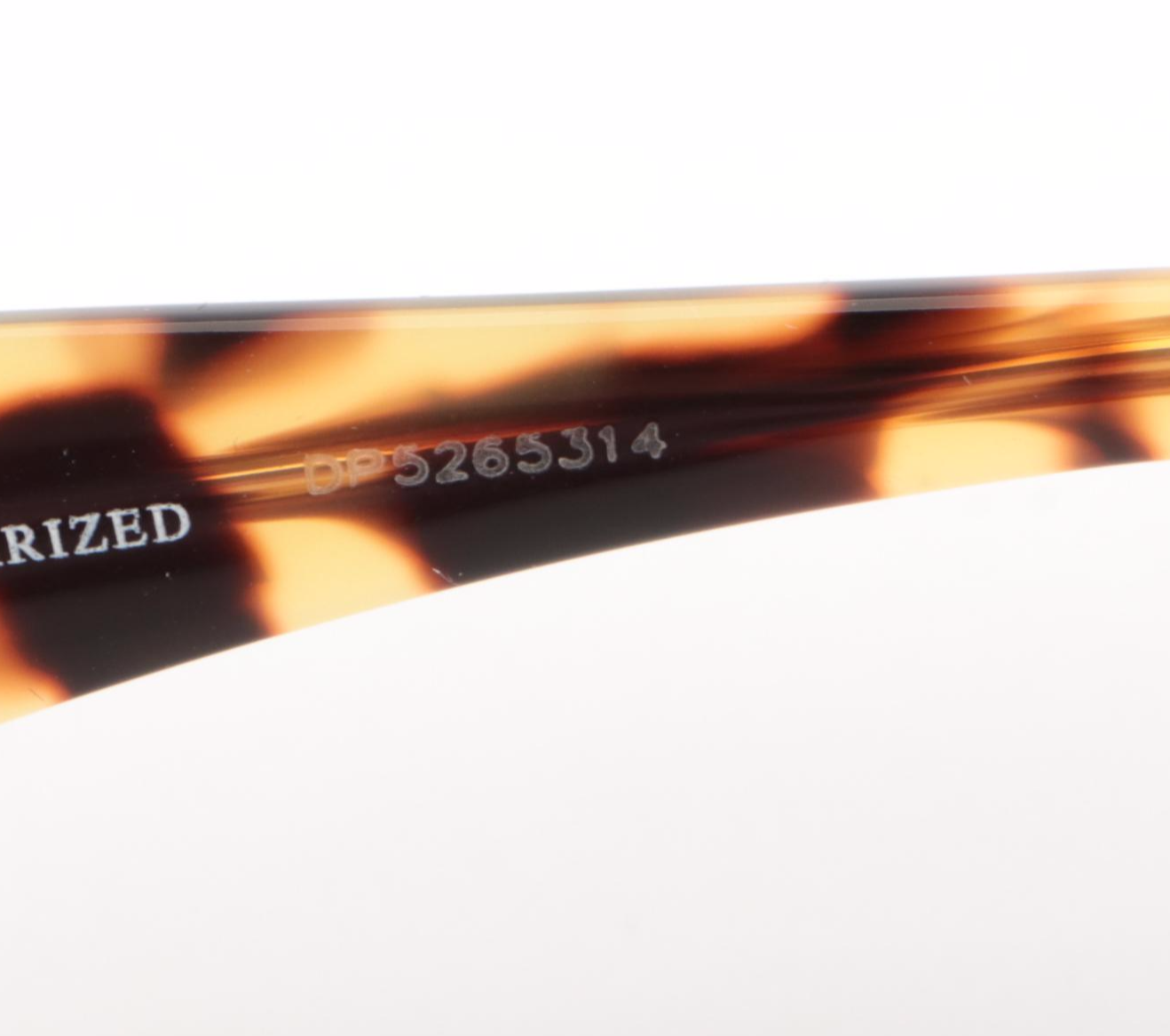 Prada SPR61T Horn Rimmed Polarized Sunglasses with Case and Box