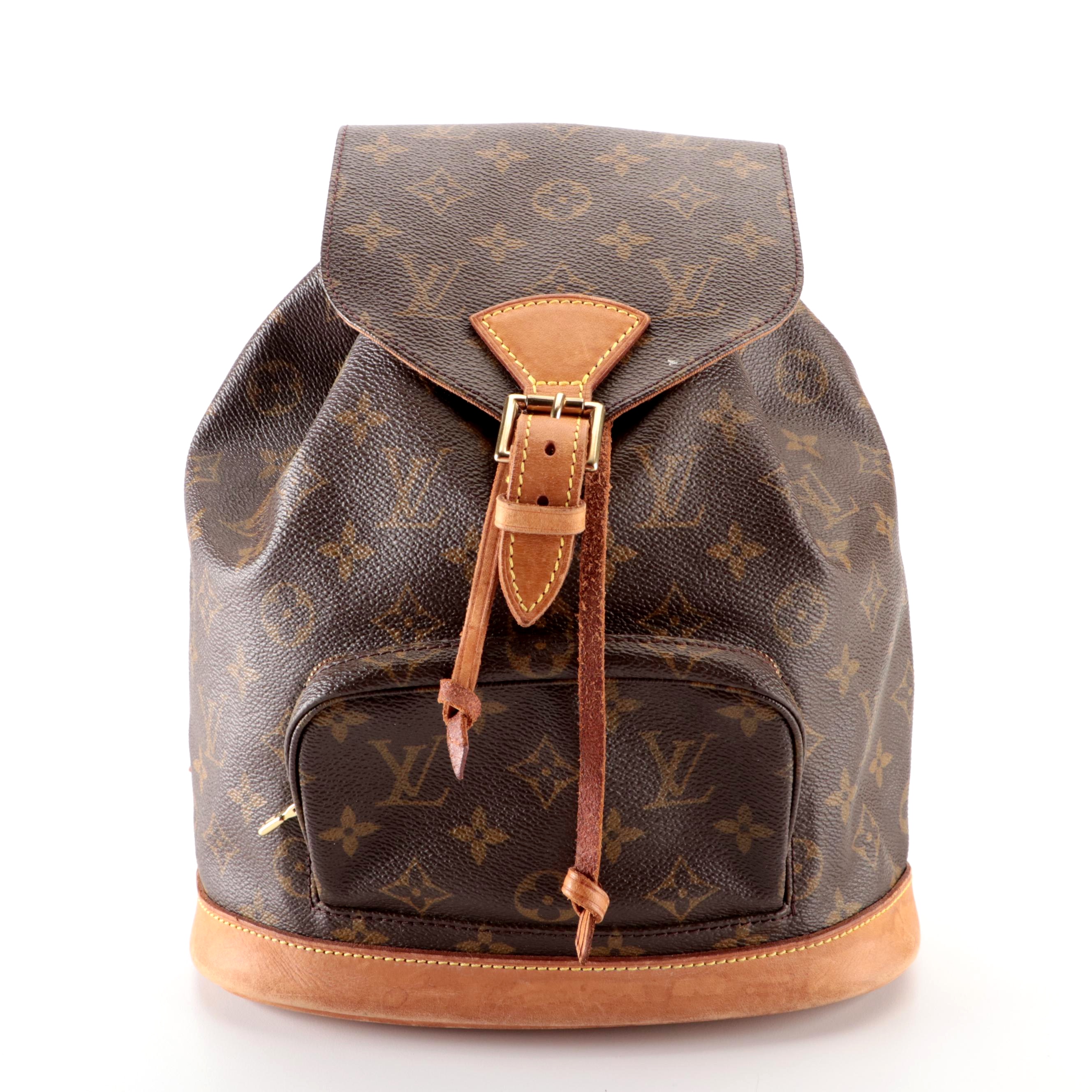 Louis Vuitton Montsouris MM Backpack in Monogram Canvas