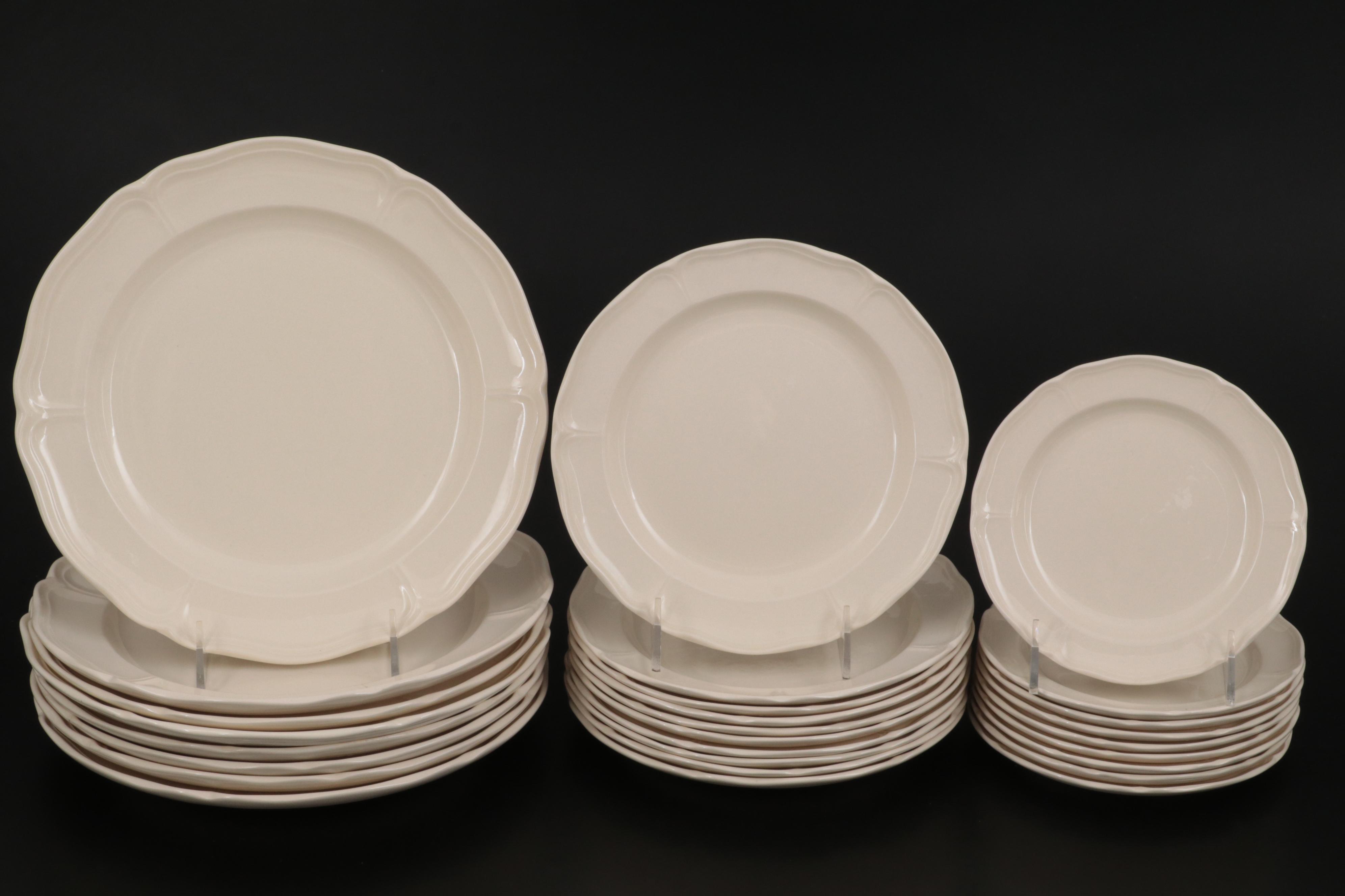 Wedgwood "Queen's Plain" Dinnerware and Table Accessories