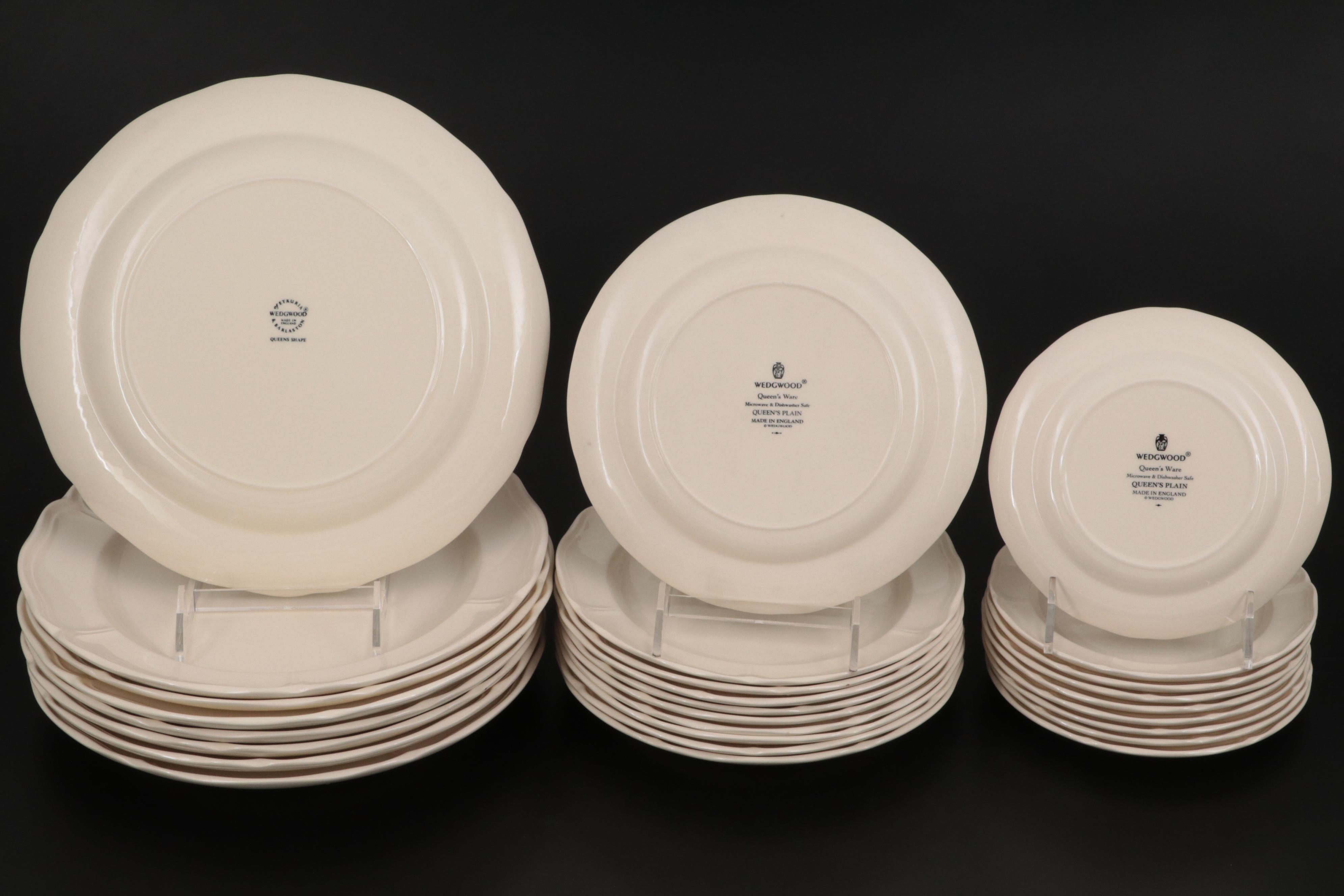 Wedgwood "Queen's Plain" Dinnerware and Table Accessories