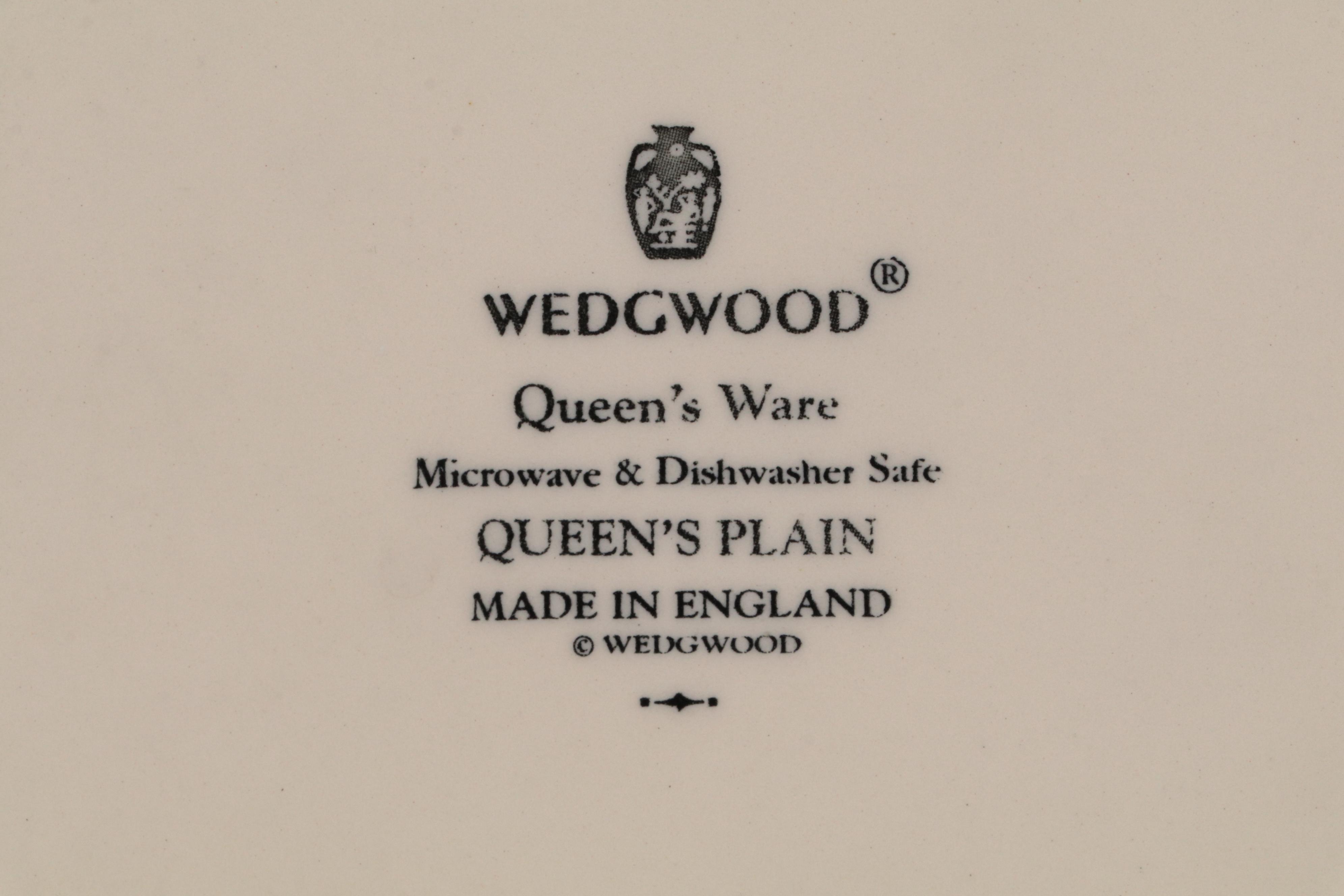 Wedgwood "Queen's Plain" Dinnerware and Table Accessories