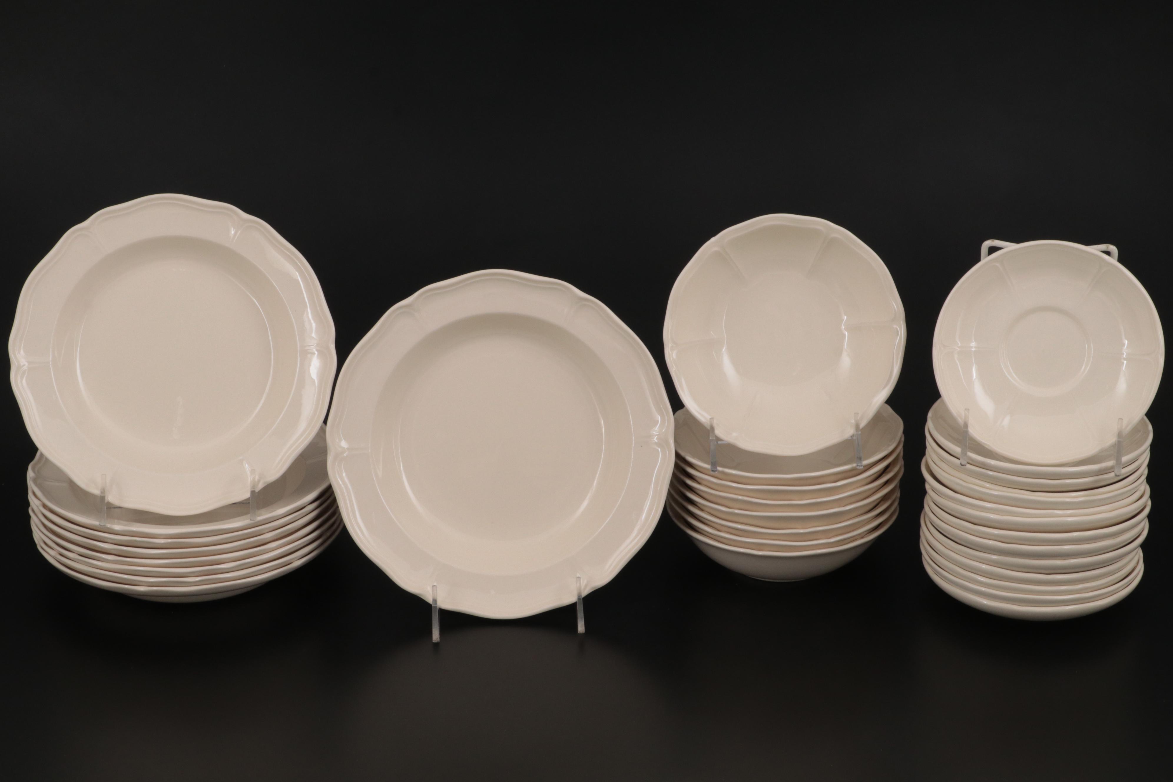 Wedgwood "Queen's Plain" Dinnerware and Table Accessories