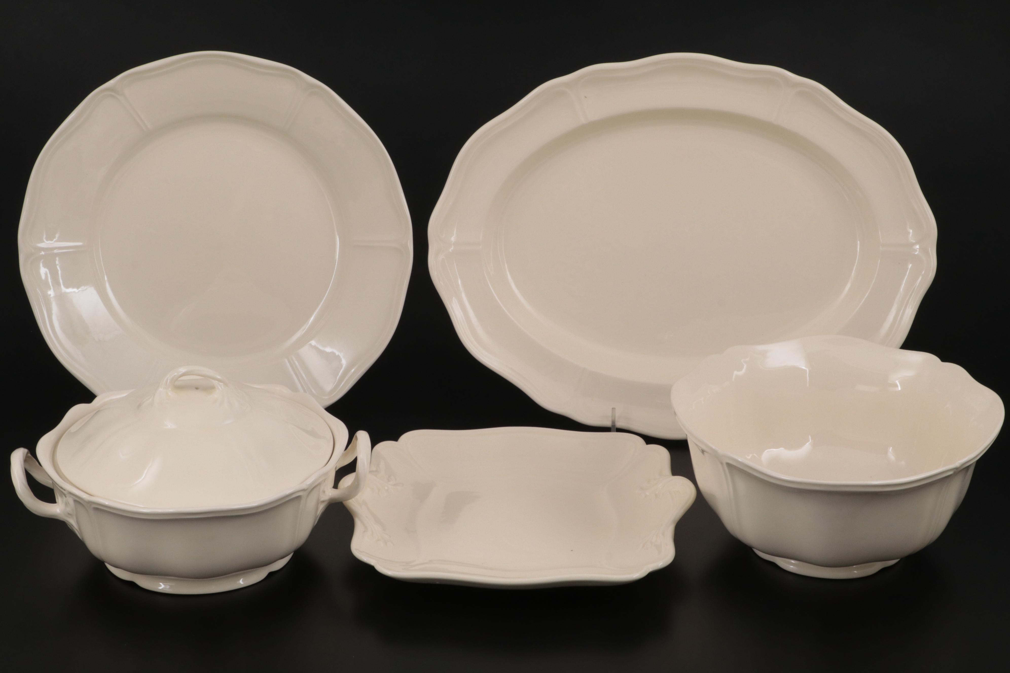 Wedgwood "Queen's Plain" Dinnerware and Table Accessories