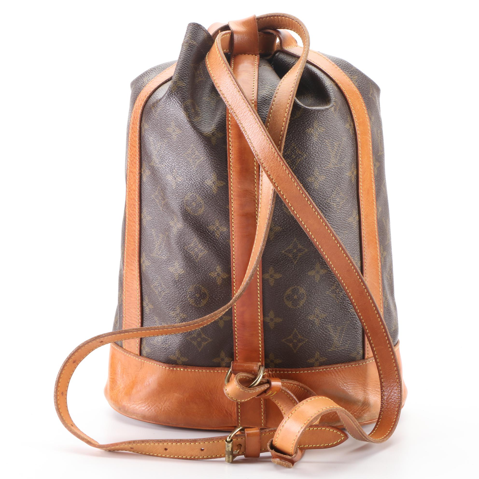 Louis Vuitton  Randonnee Backpack Bag in Monogram Canvas
