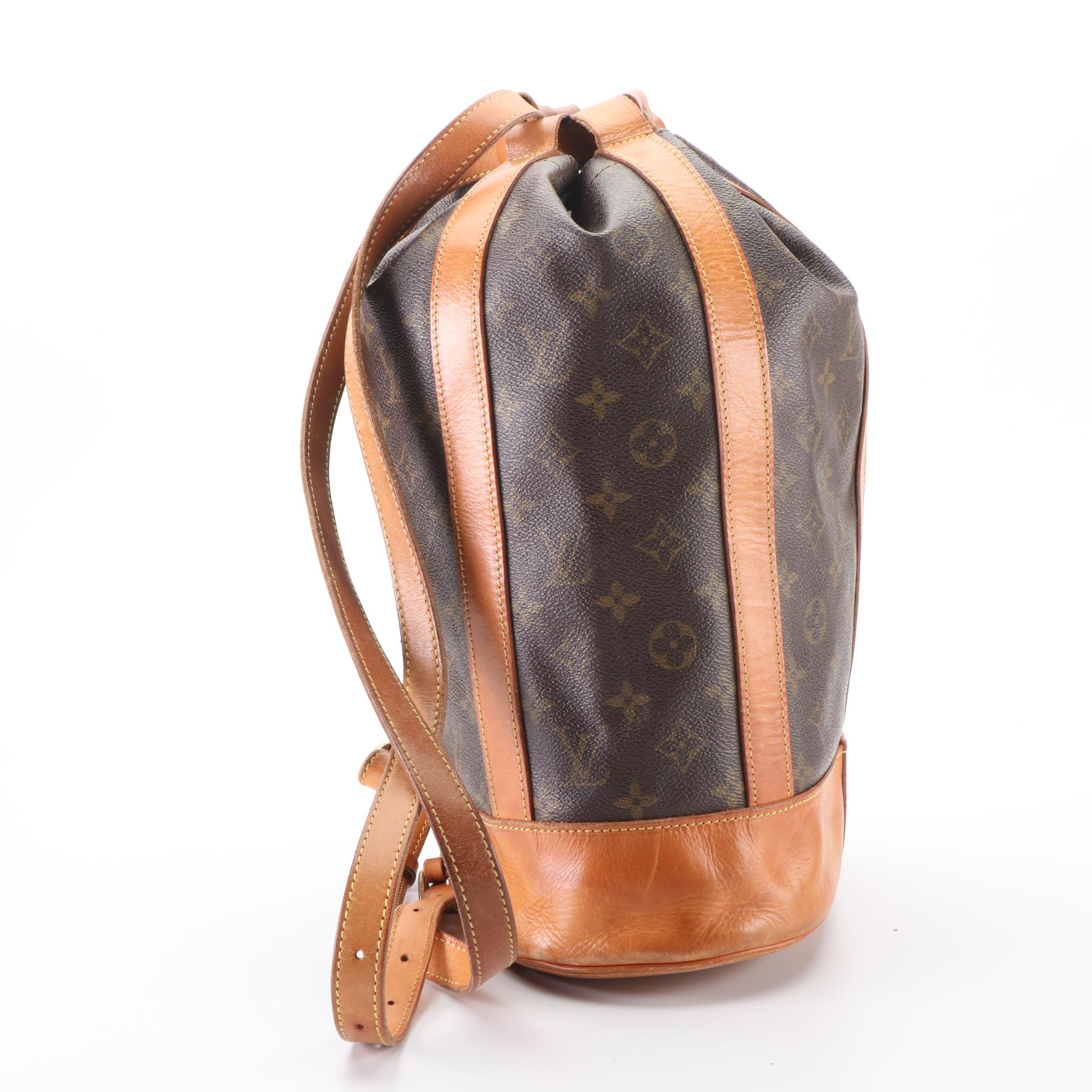 Louis Vuitton  Randonnee Backpack Bag in Monogram Canvas