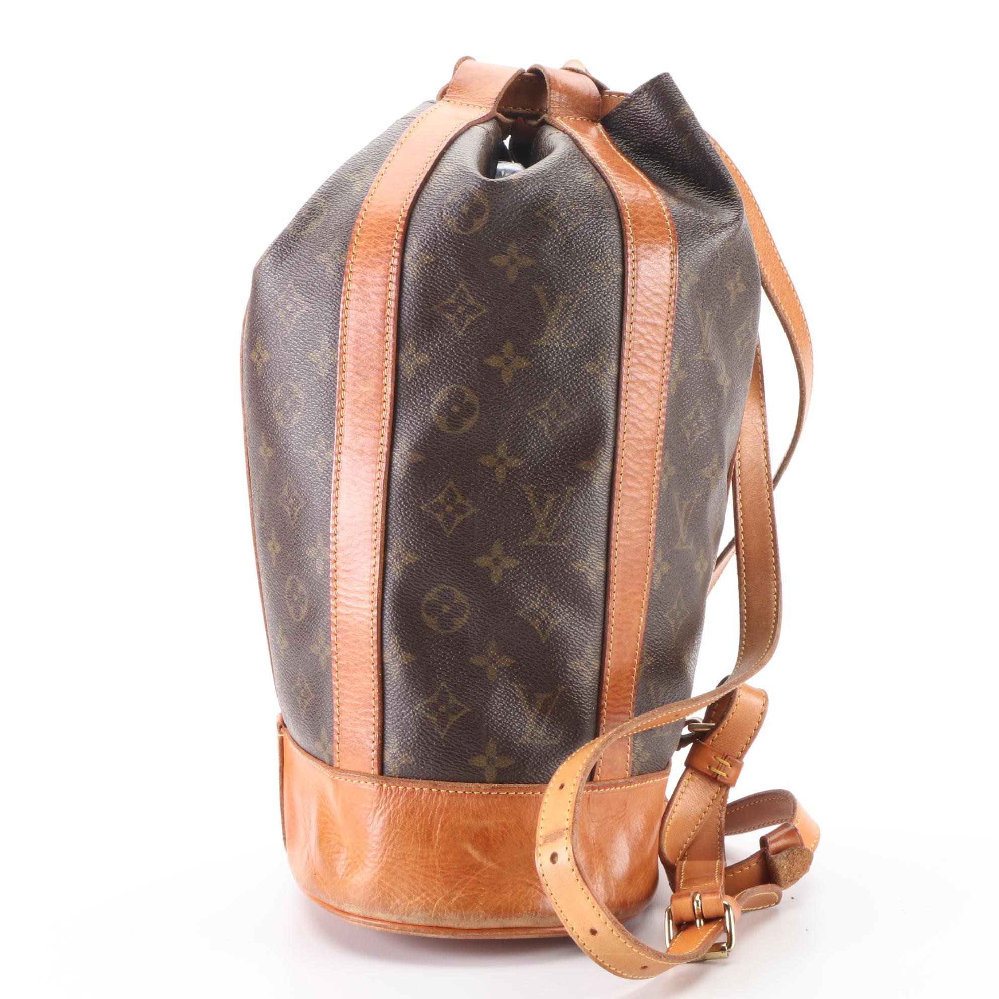 Louis Vuitton  Randonnee Backpack Bag in Monogram Canvas