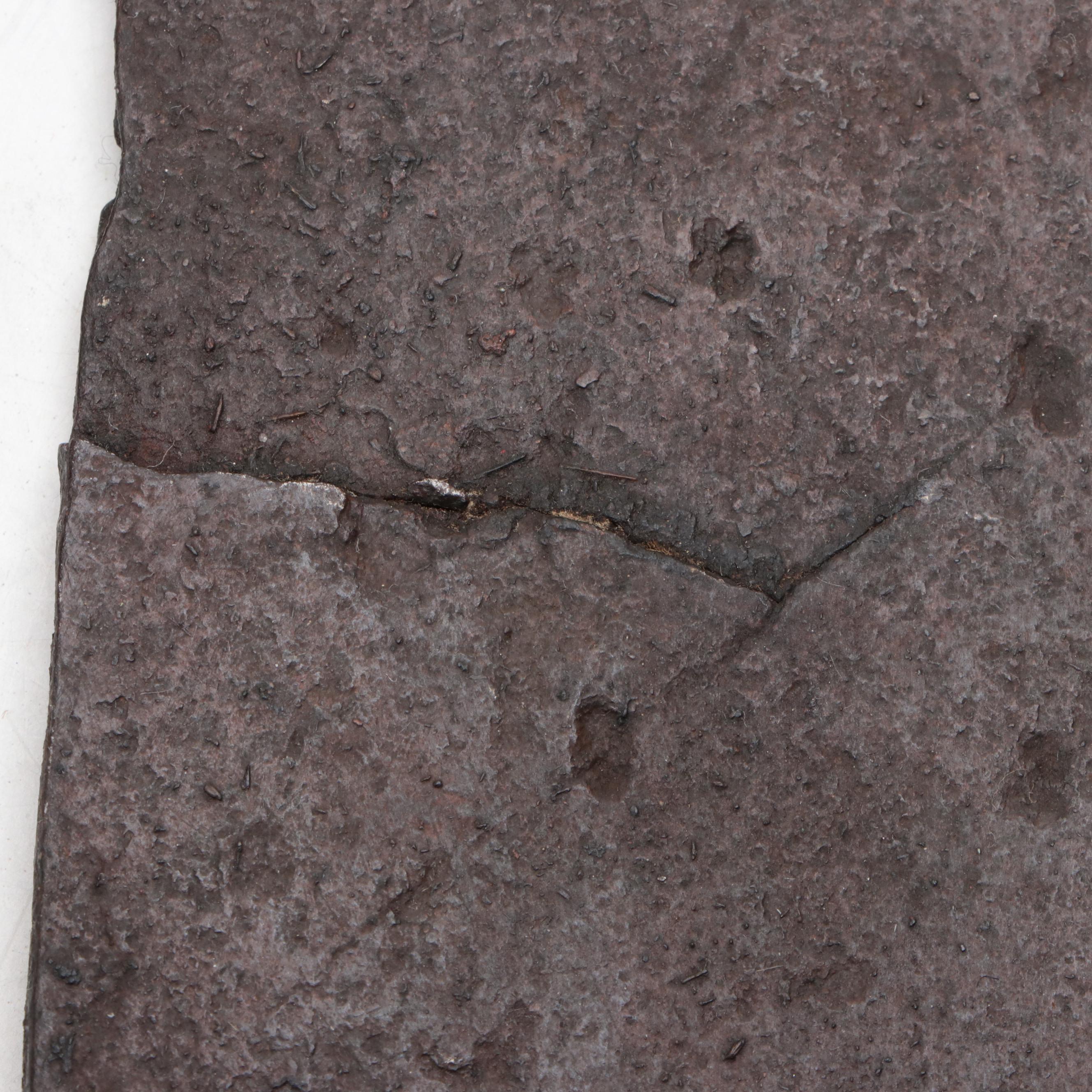 Goosewing Broad Axe with Continental Style Markings, Antique