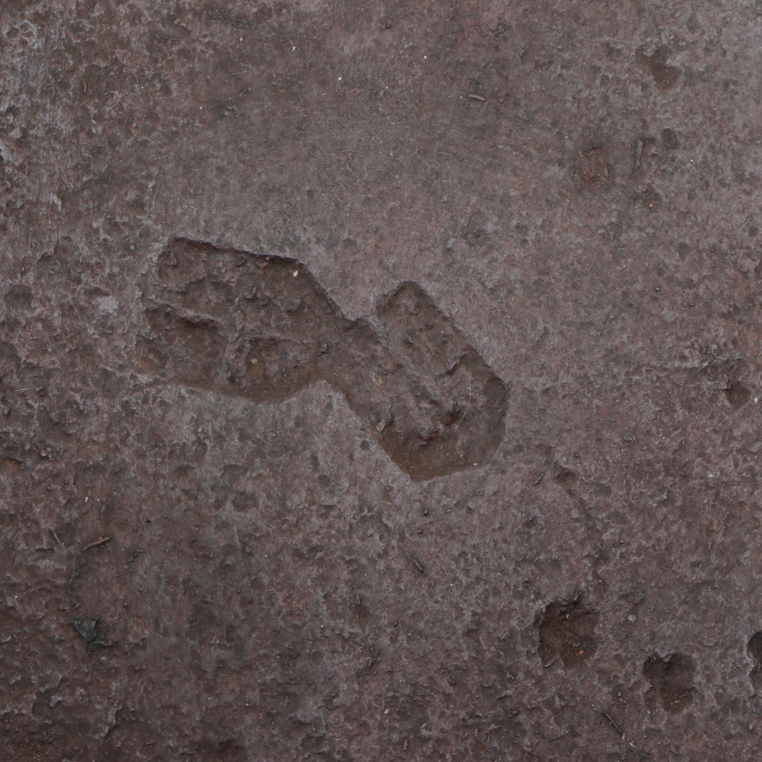 Goosewing Broad Axe with Continental Style Markings, Antique