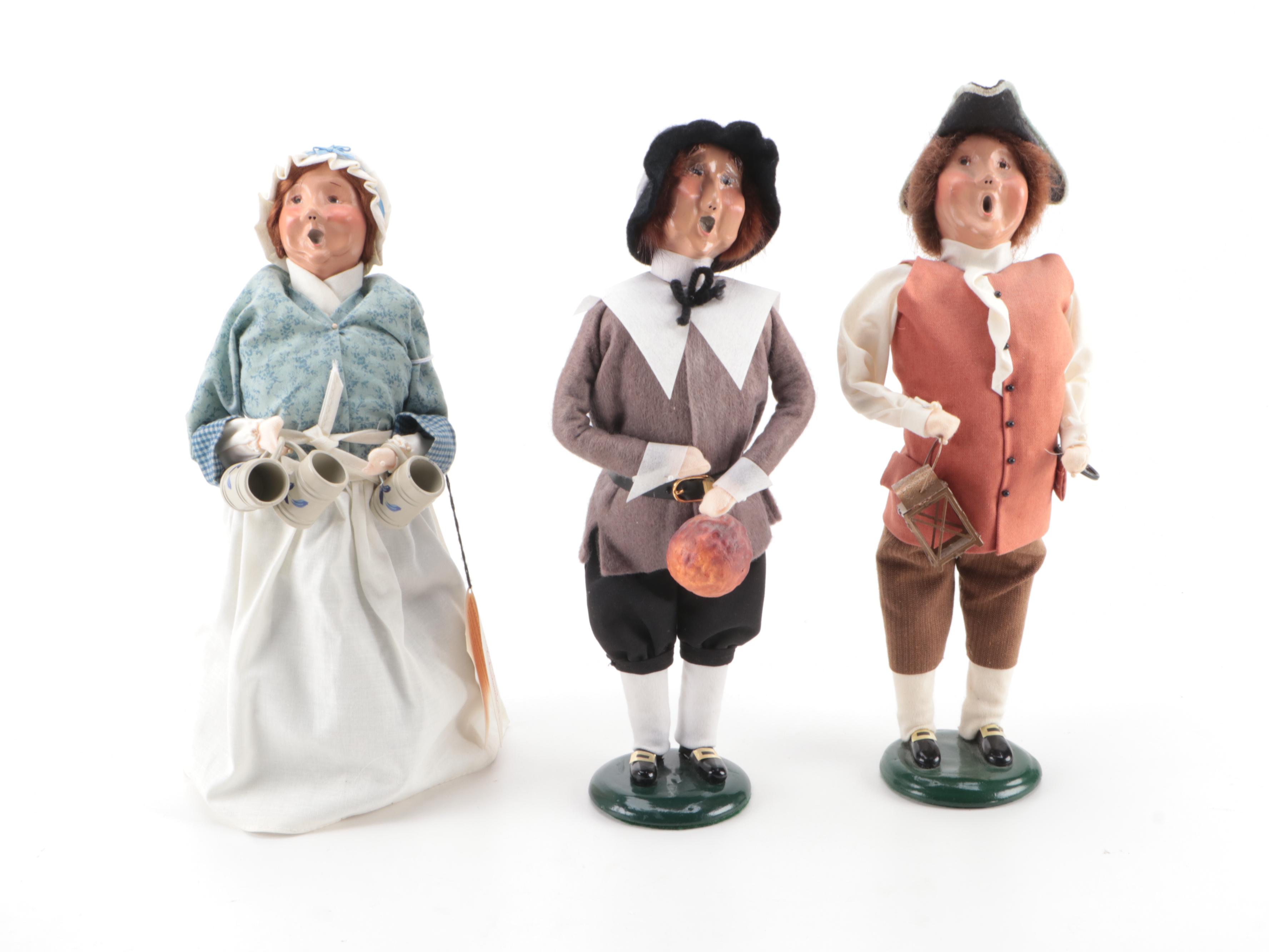 Byers' Choice Ltd. Carolers Williamsburg Thanksgiving Figurines