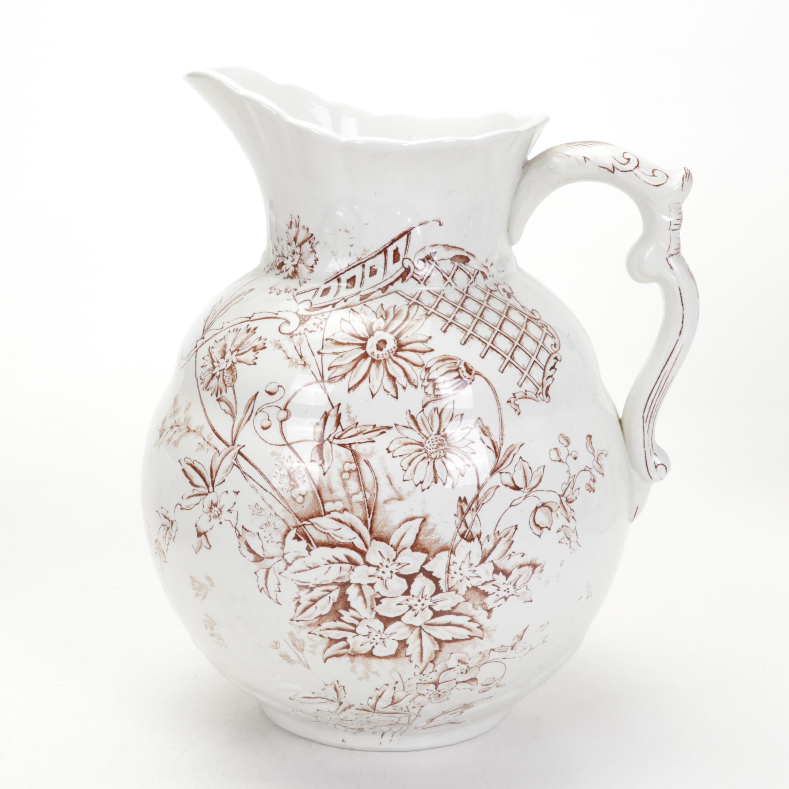 Porcelain Royale Pitcairns Limited "Norma" Ironstone Transferware