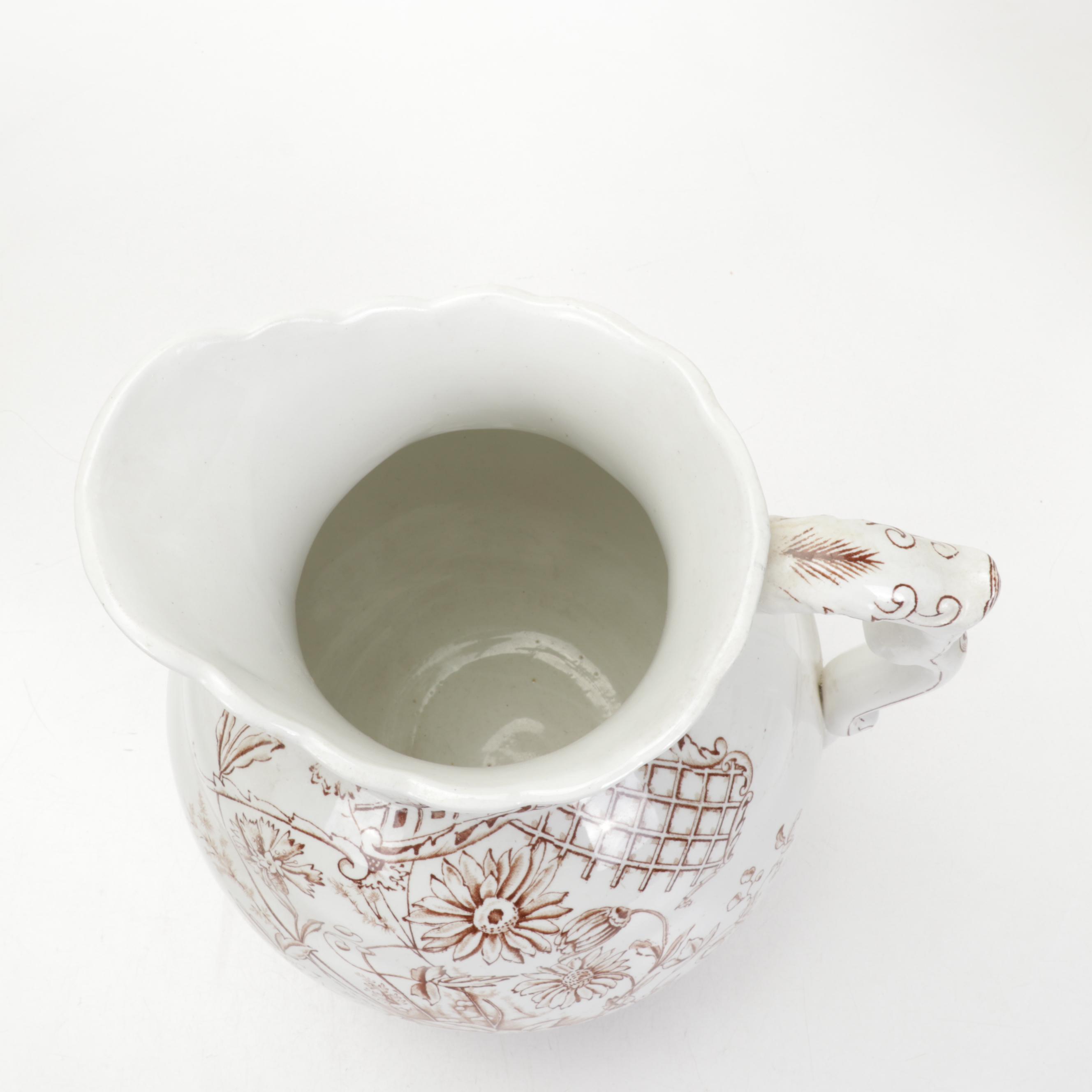 Porcelain Royale Pitcairns Limited "Norma" Ironstone Transferware