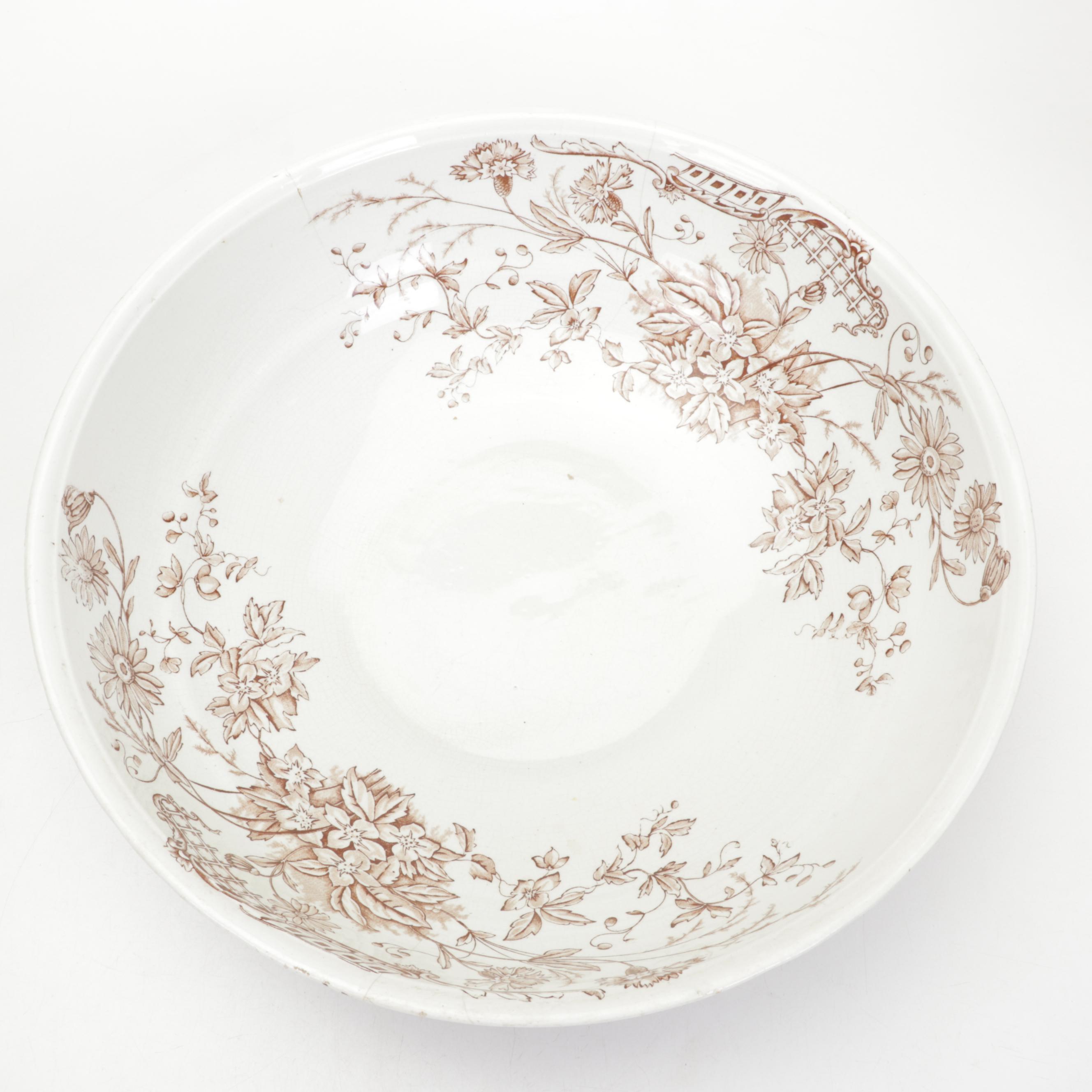 Porcelain Royale Pitcairns Limited "Norma" Ironstone Transferware