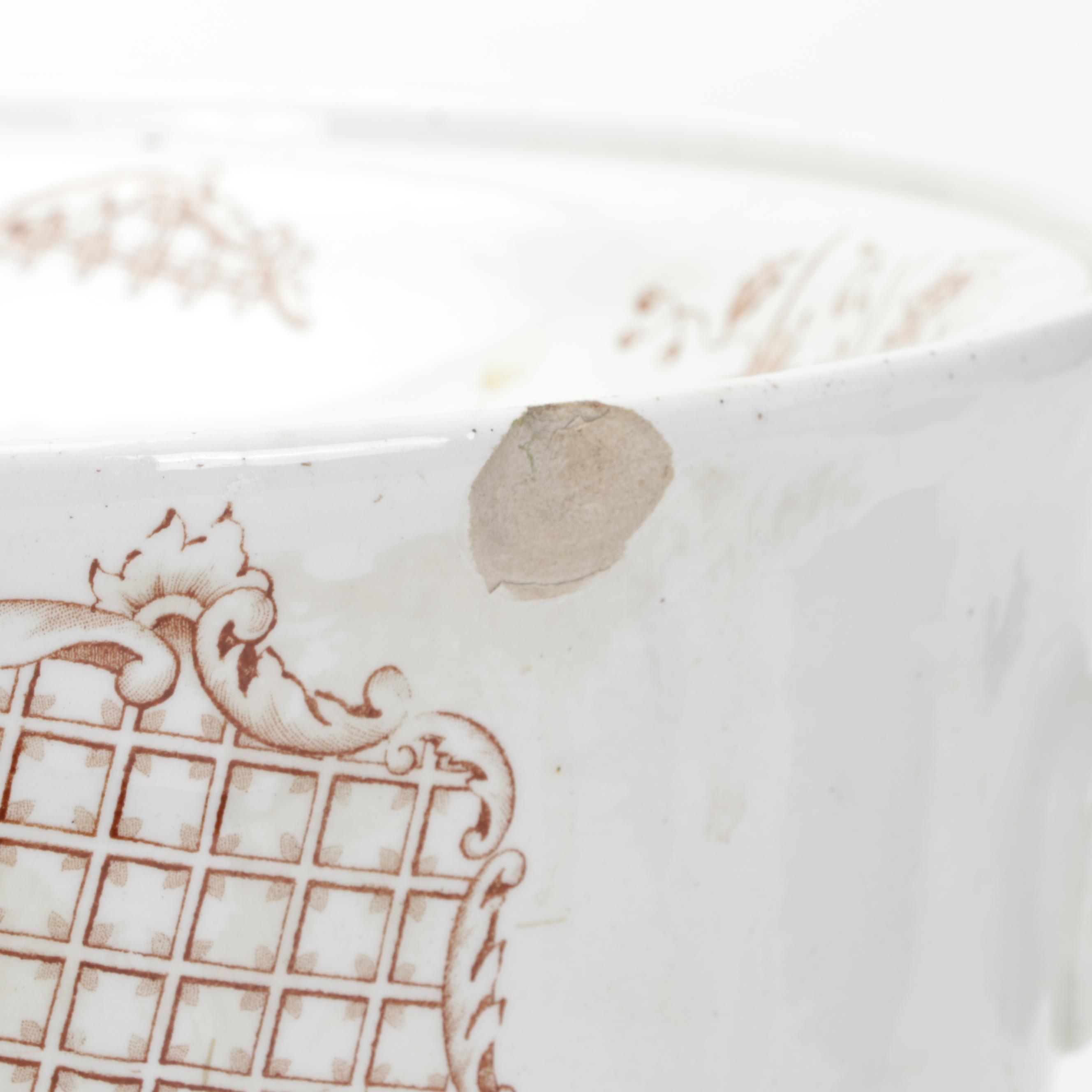 Porcelain Royale Pitcairns Limited "Norma" Ironstone Transferware