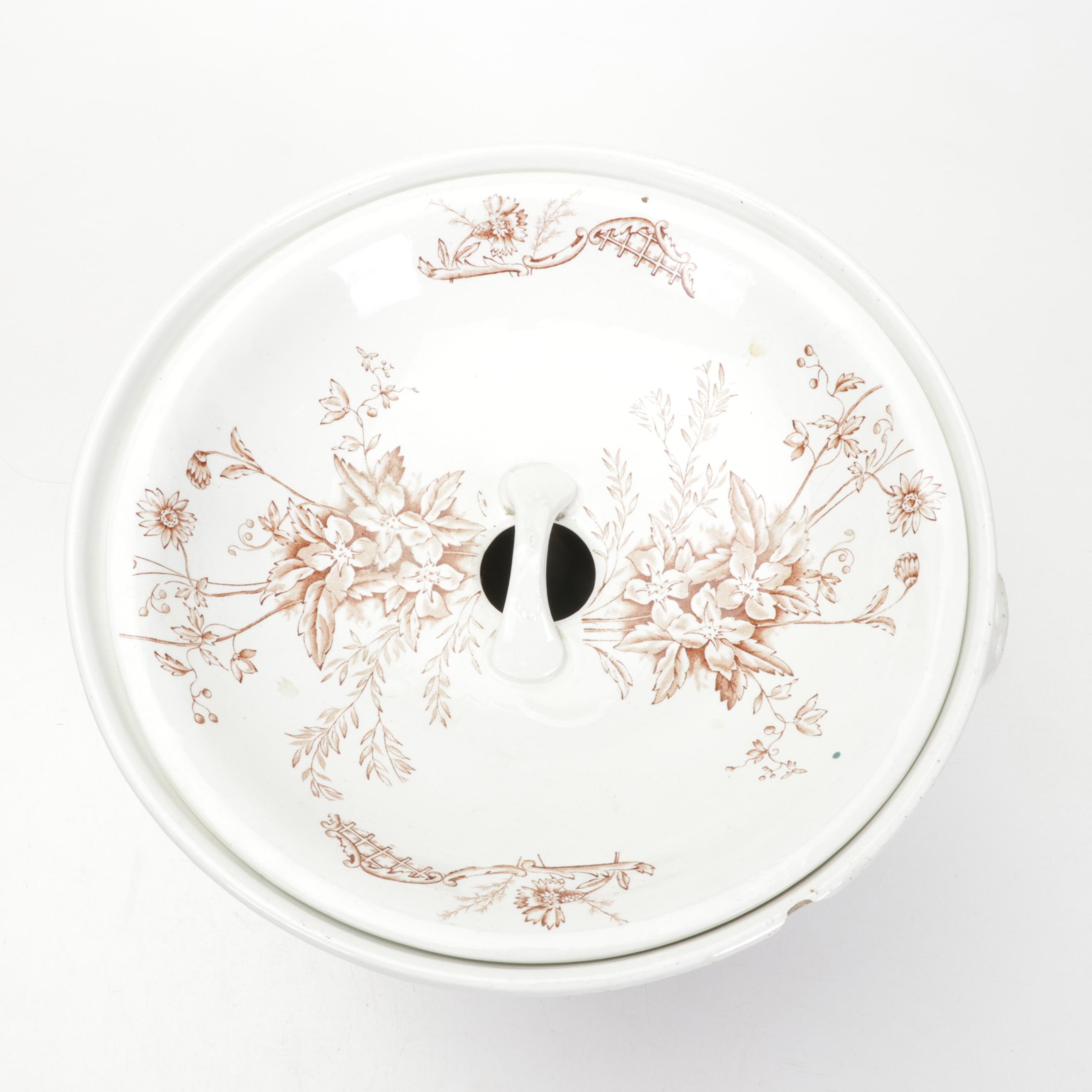 Porcelain Royale Pitcairns Limited "Norma" Ironstone Transferware