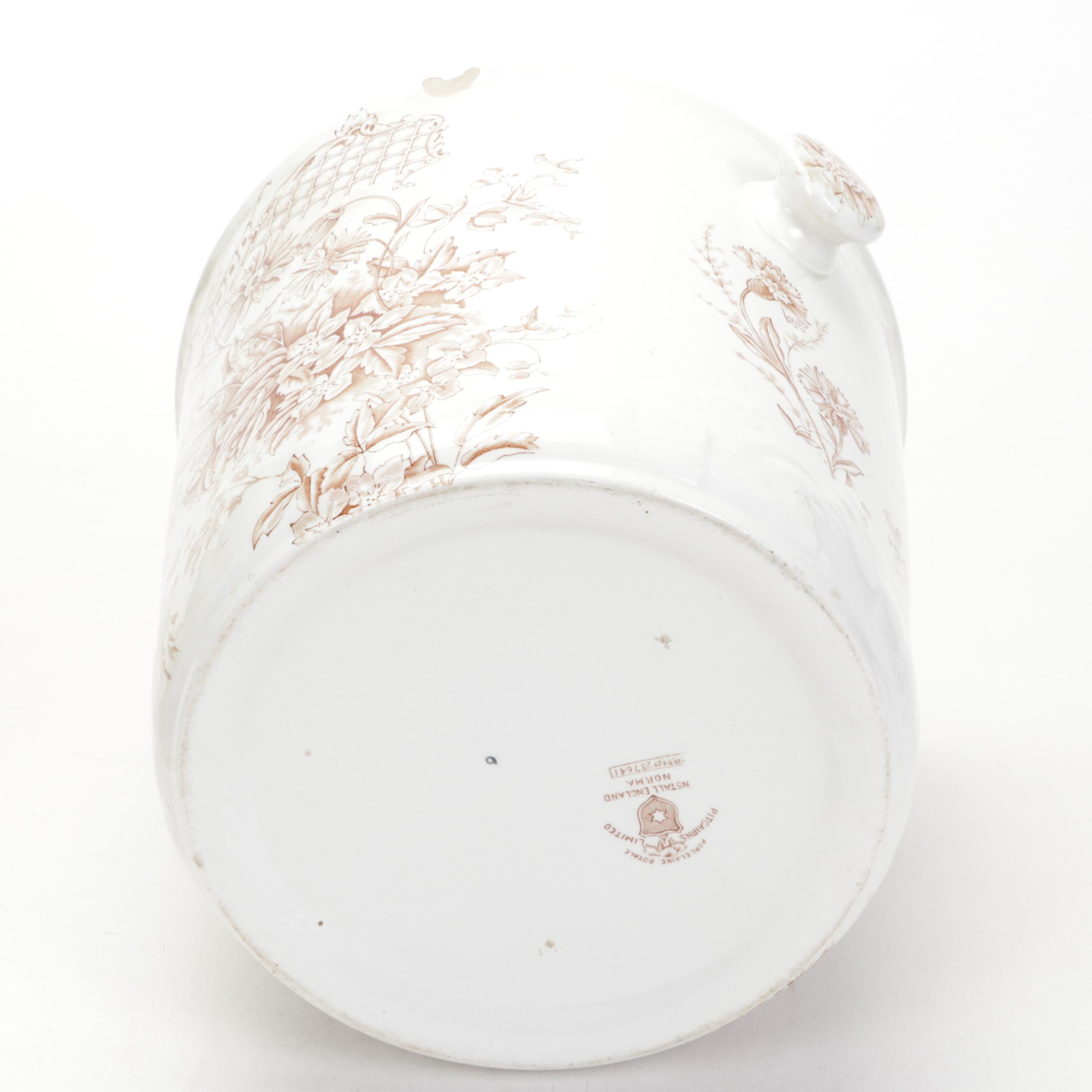 Porcelain Royale Pitcairns Limited "Norma" Ironstone Transferware