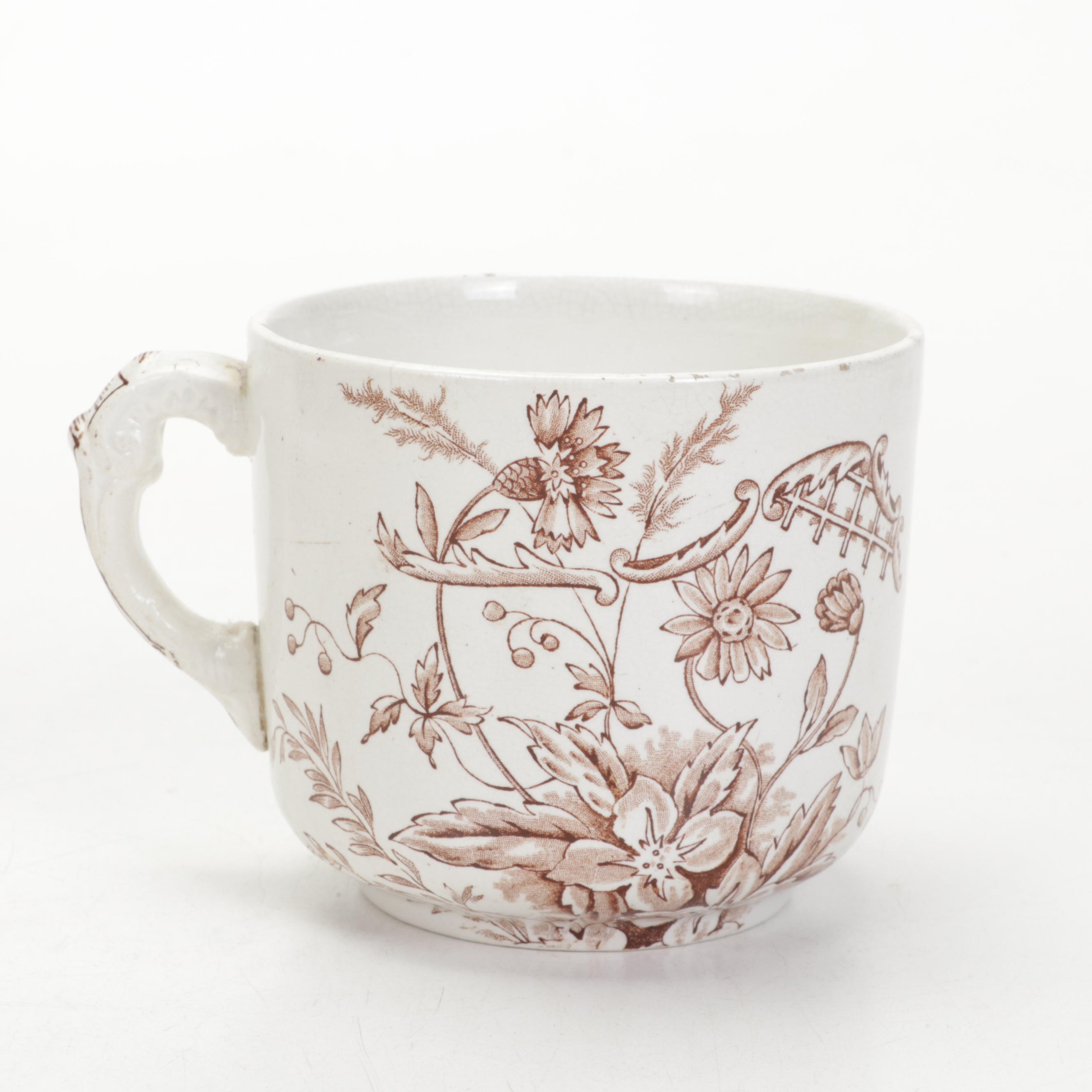 Porcelain Royale Pitcairns Limited "Norma" Ironstone Transferware
