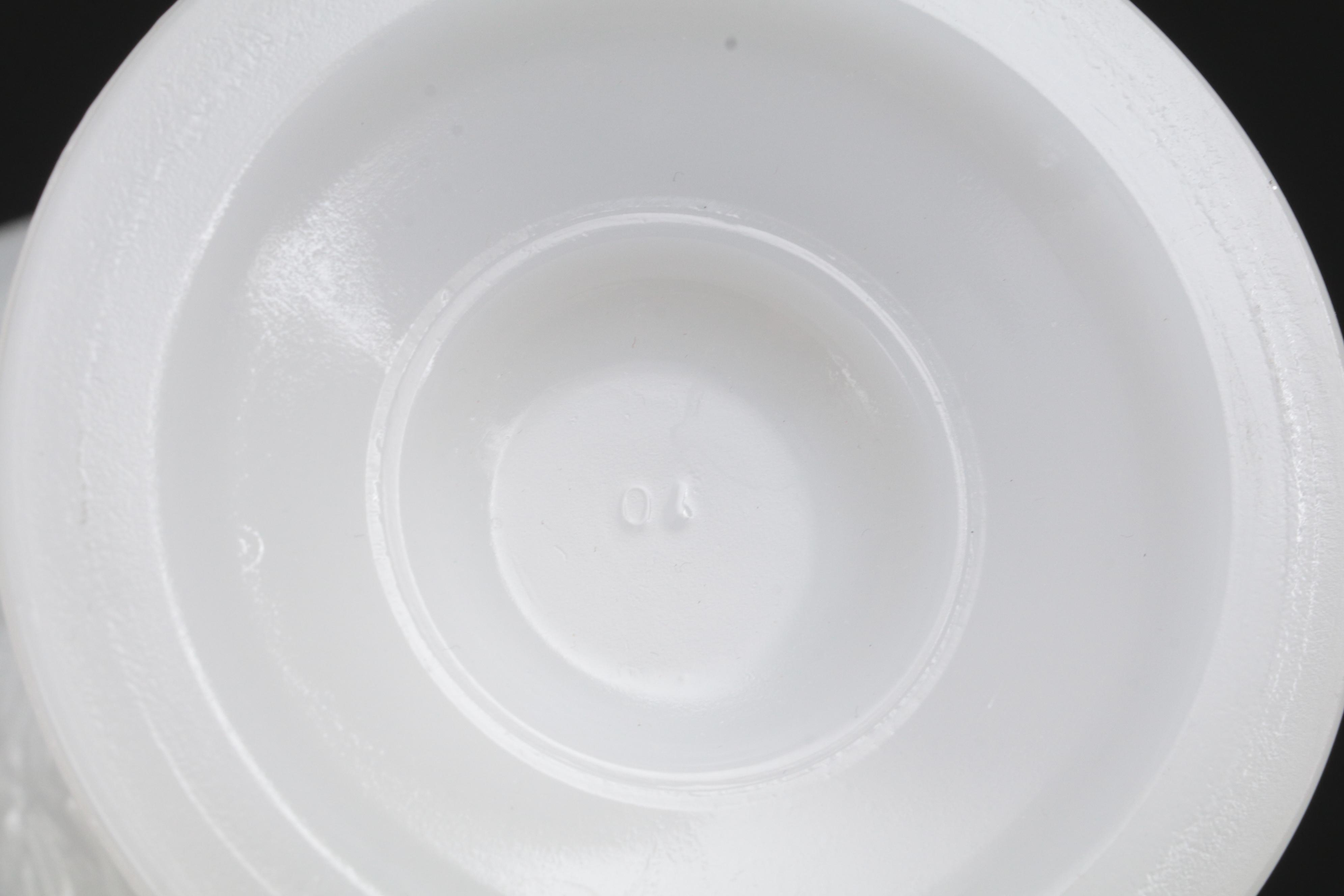 Napco Milk Glass Bonbon Dish with Other Milk, Opaline, and Custard Glass Décor