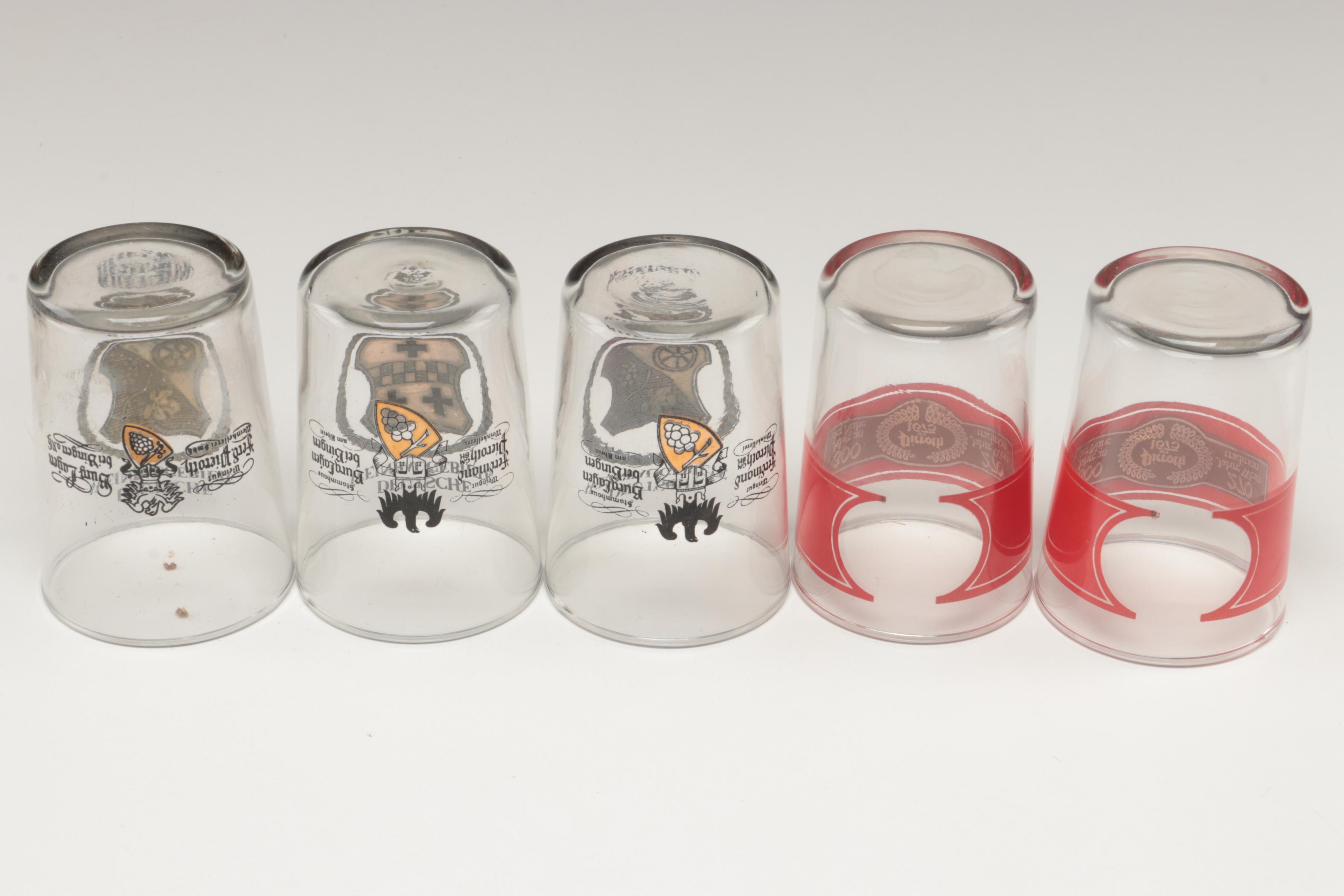 Pieroth 1675 and Other German Wine Glasses