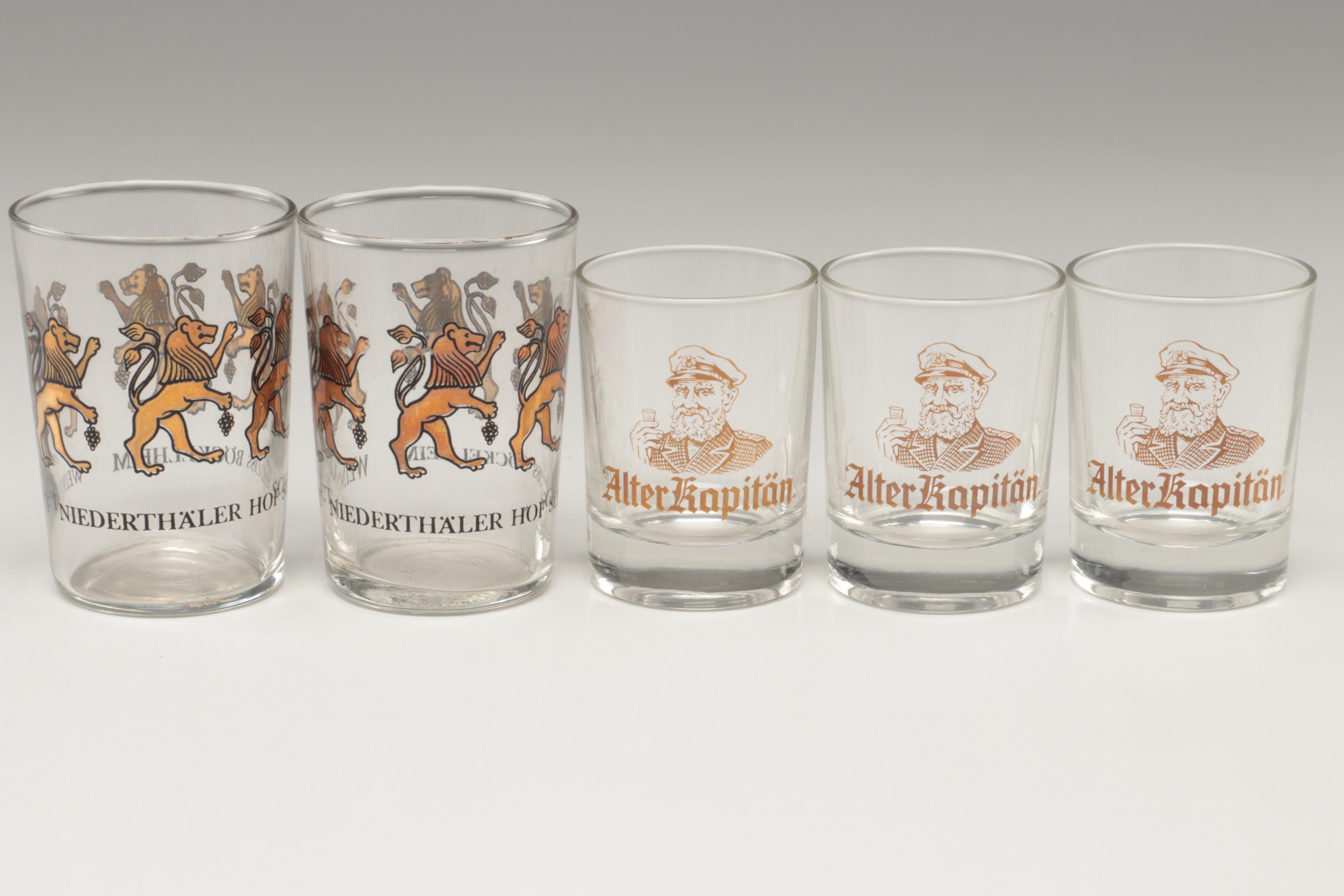 Pieroth 1675 and Other German Wine Glasses