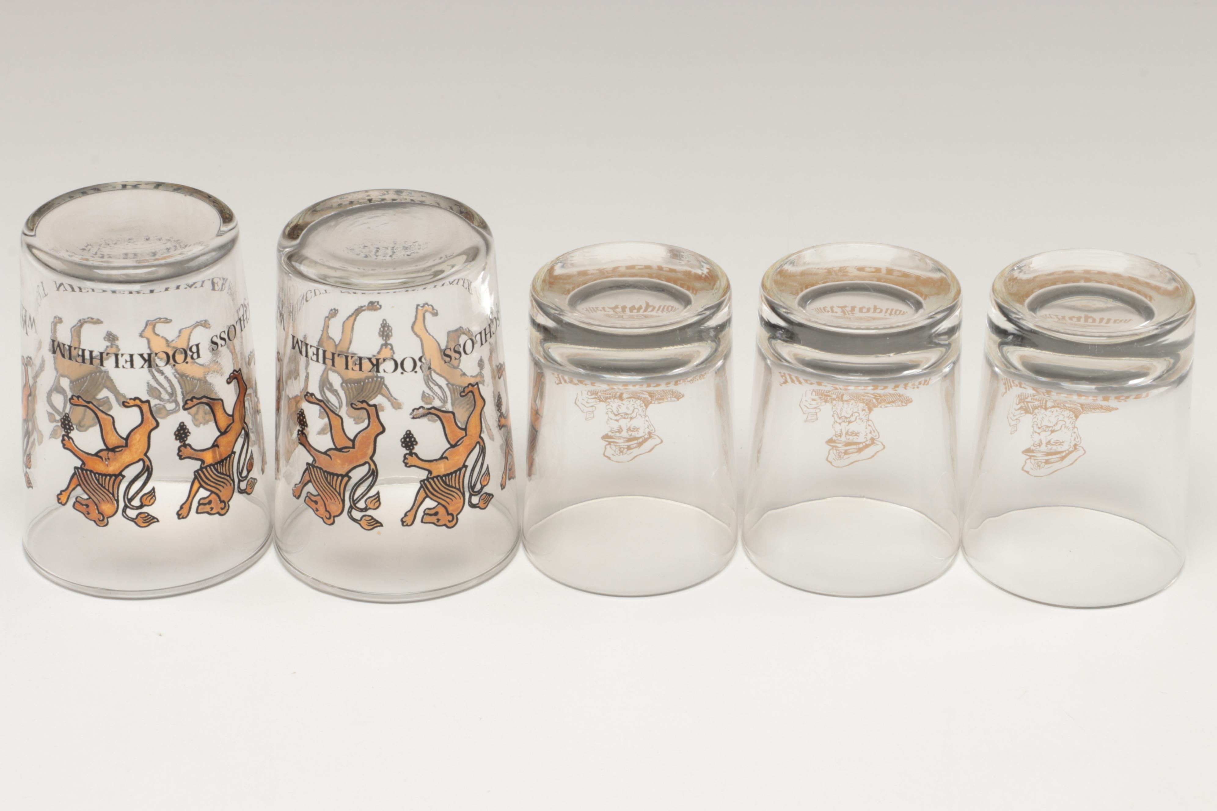 Pieroth 1675 and Other German Wine Glasses