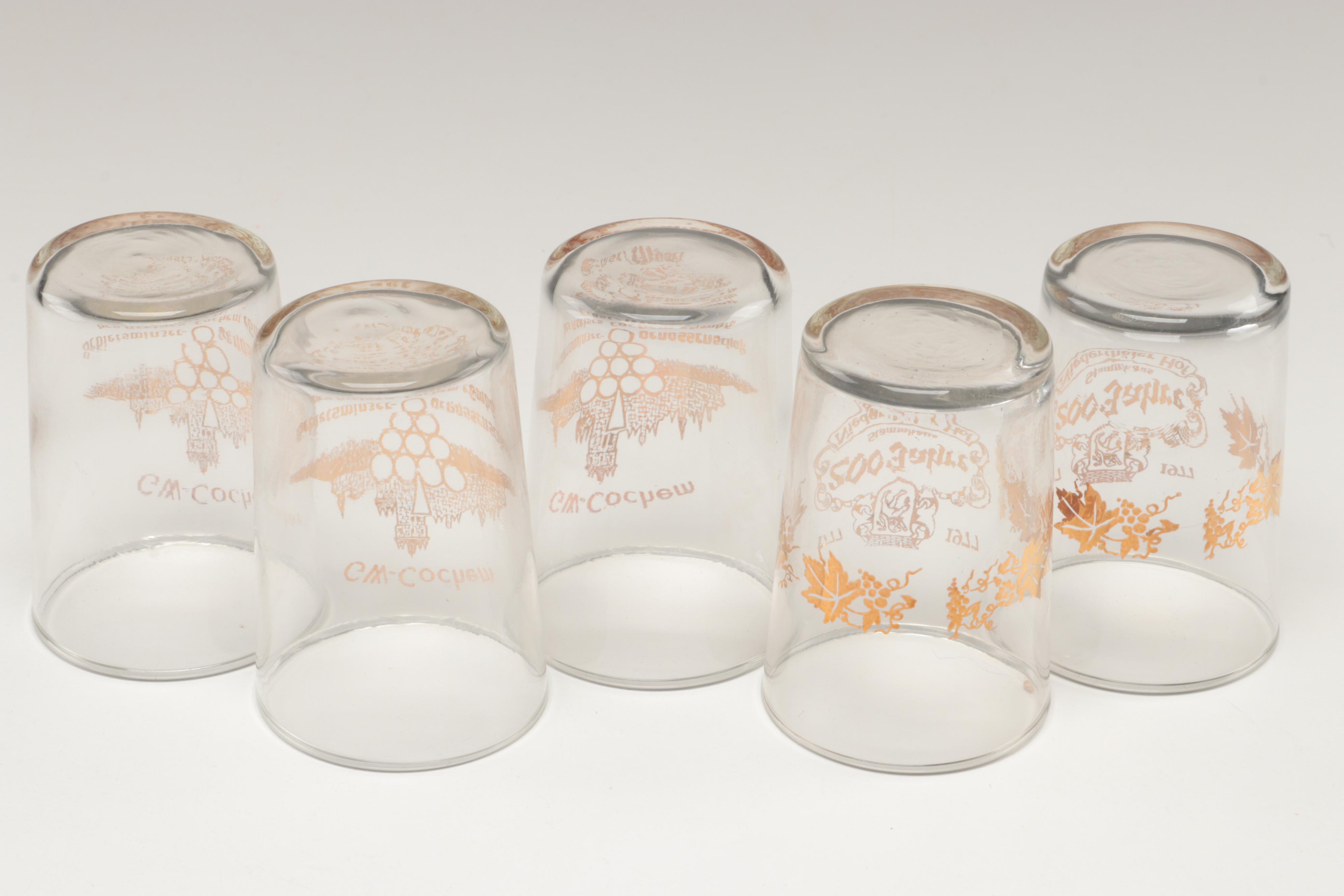 Pieroth 1675 and Other German Wine Glasses