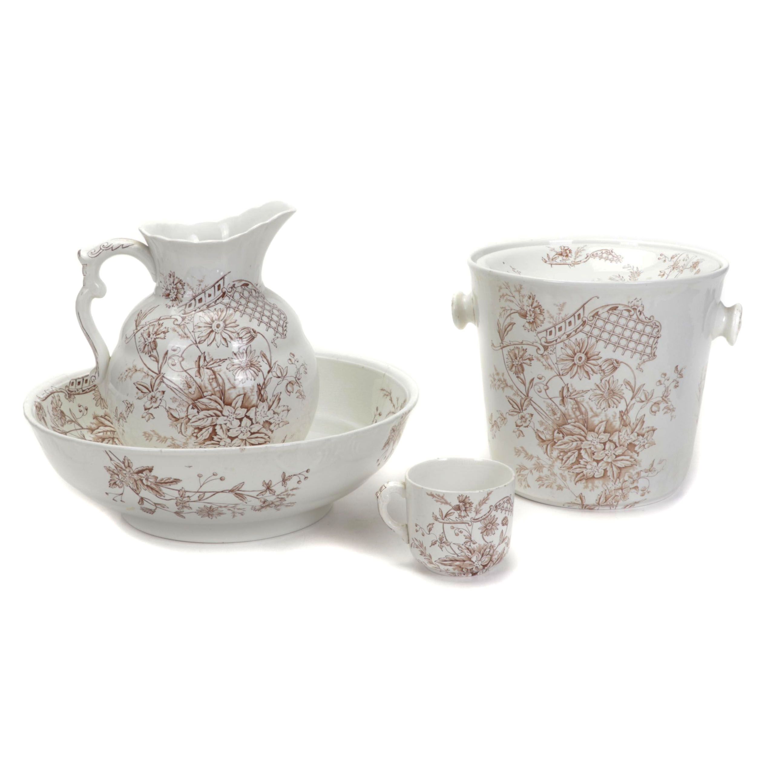 Porcelain Royale Pitcairns Limited "Norma" Ironstone Transferware