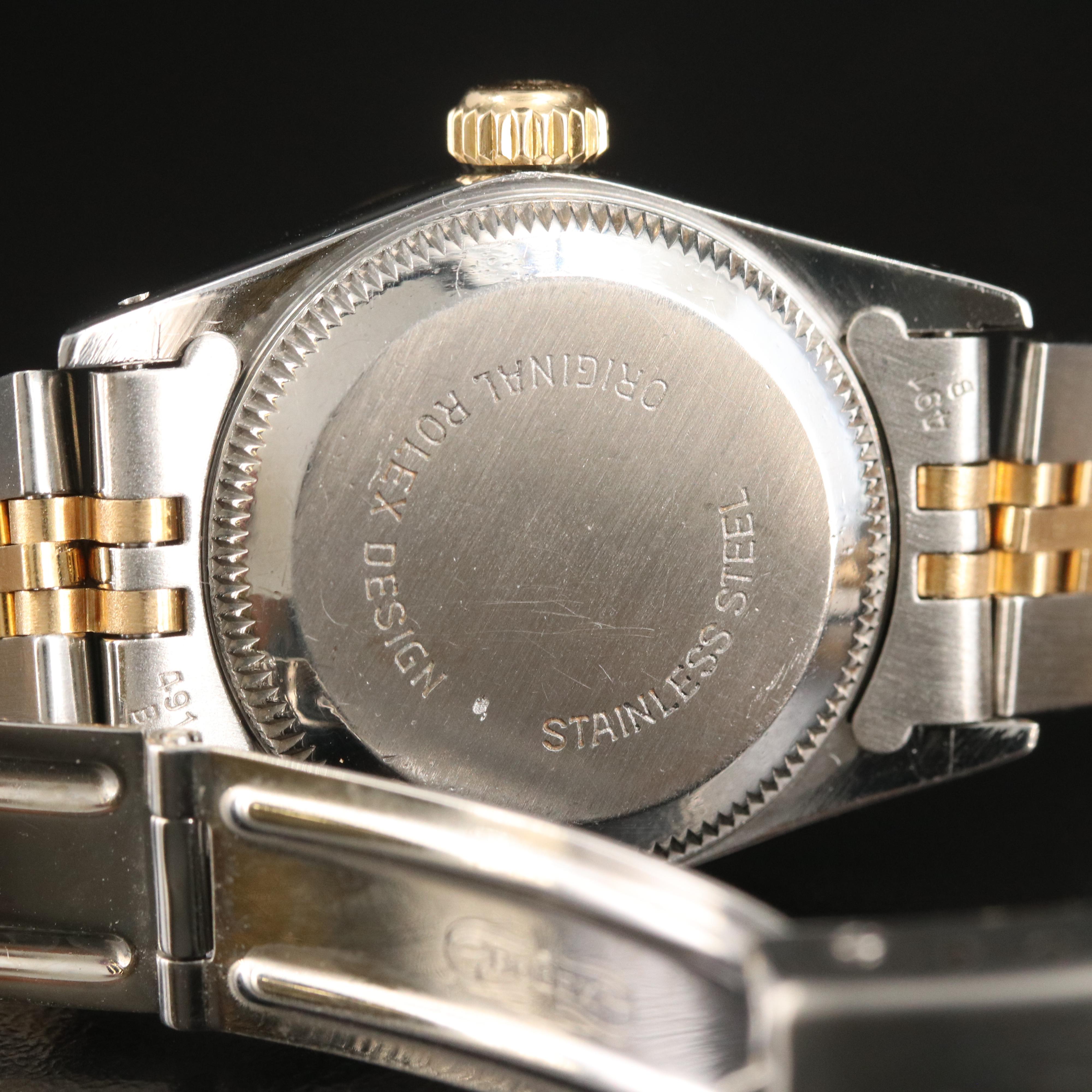 1987 - 88 Rolext Oyster Perpetual Diamond Dial and Bezel Watch