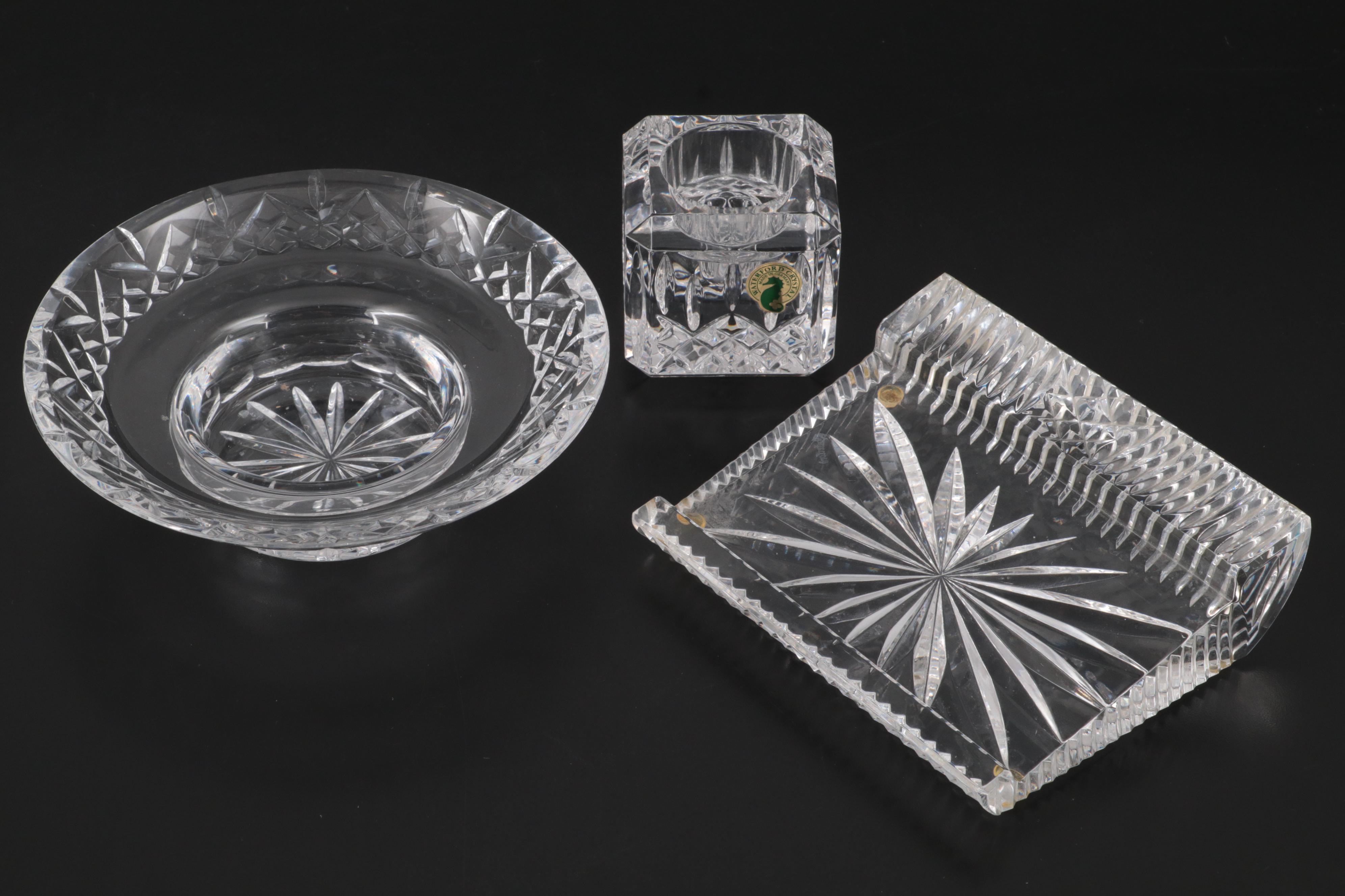 Waterford Crystal "Lismore" Votive Candle Holder with Other Waterford and More