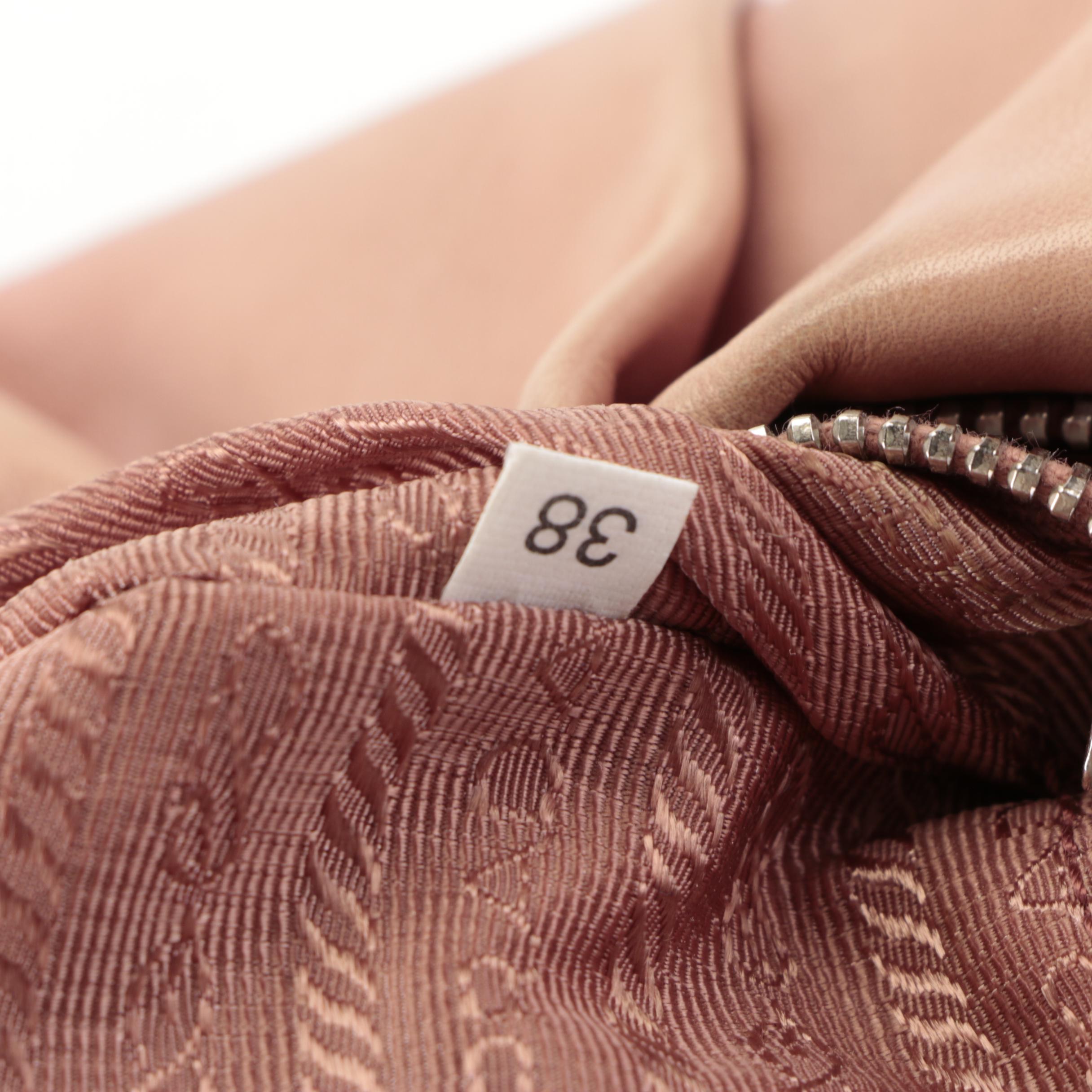 Prada Pleated Leather Shoulder Bag