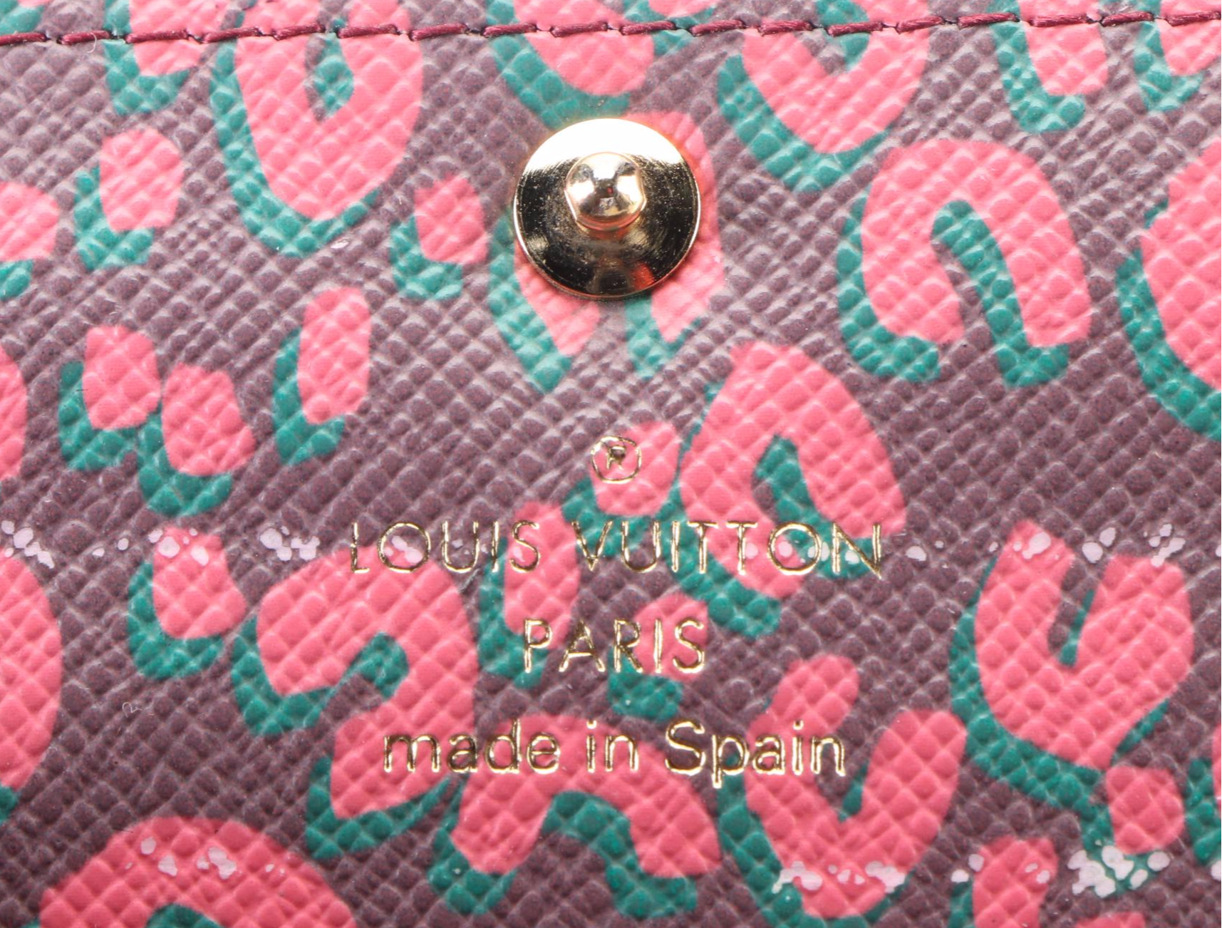 Louis Vuitton Limited Edition Sarah Wallet with Leopard Print Leather Interior