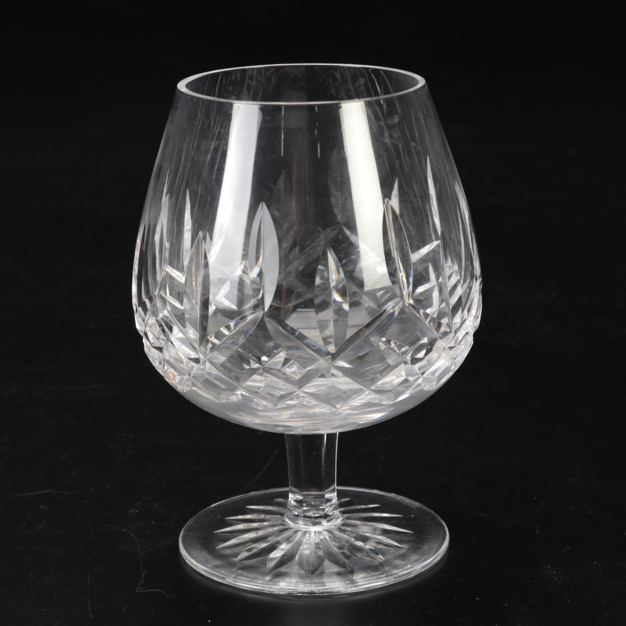 Waterford "Lismore" Cut Crystal Brandy Snifters